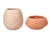 Pottery Swirl Jars