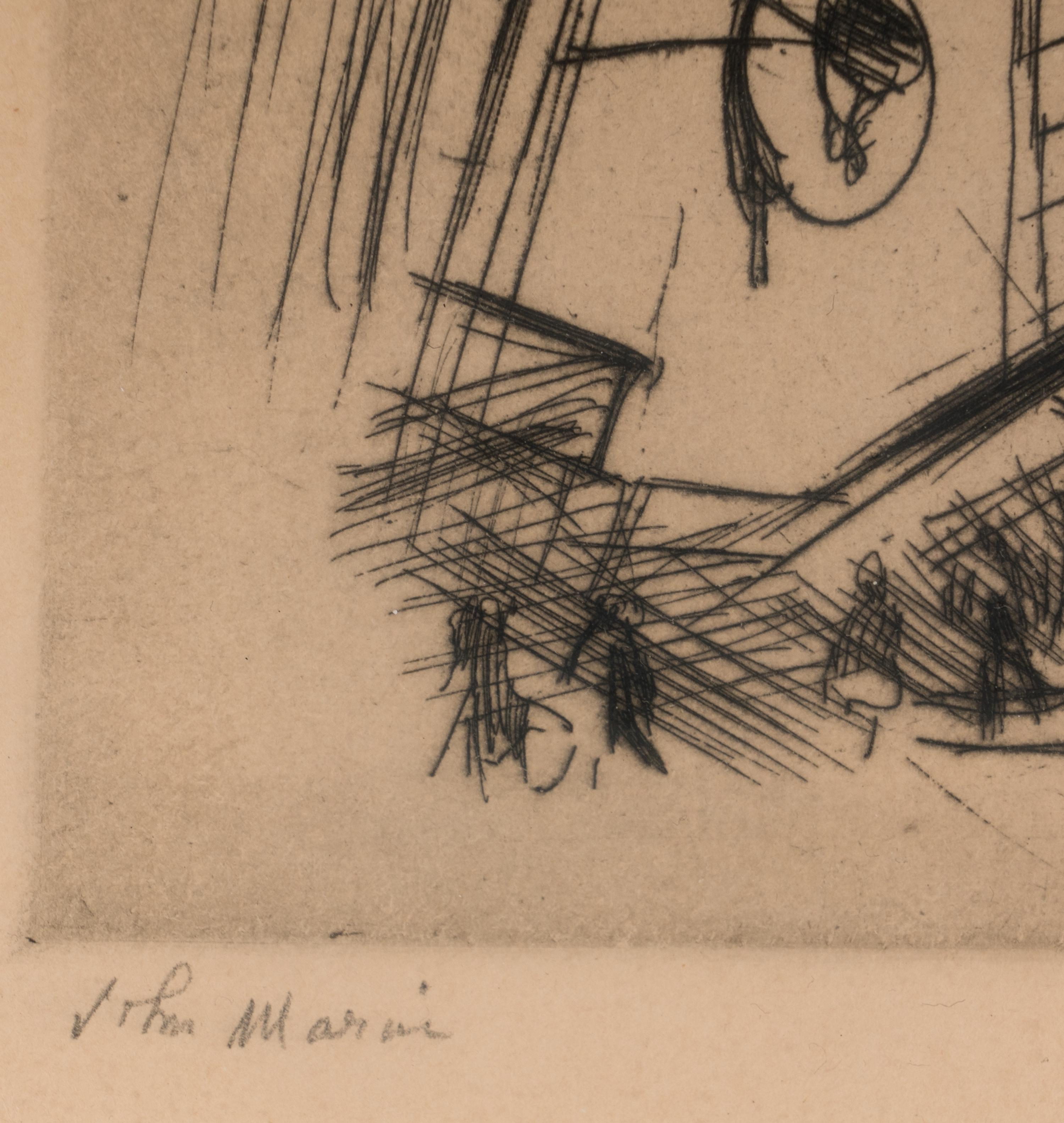Downtown, The El (from Six American Etchings ), 1921