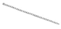 A Platinum and Diamond Line Bracelet, 18.50 dwts.