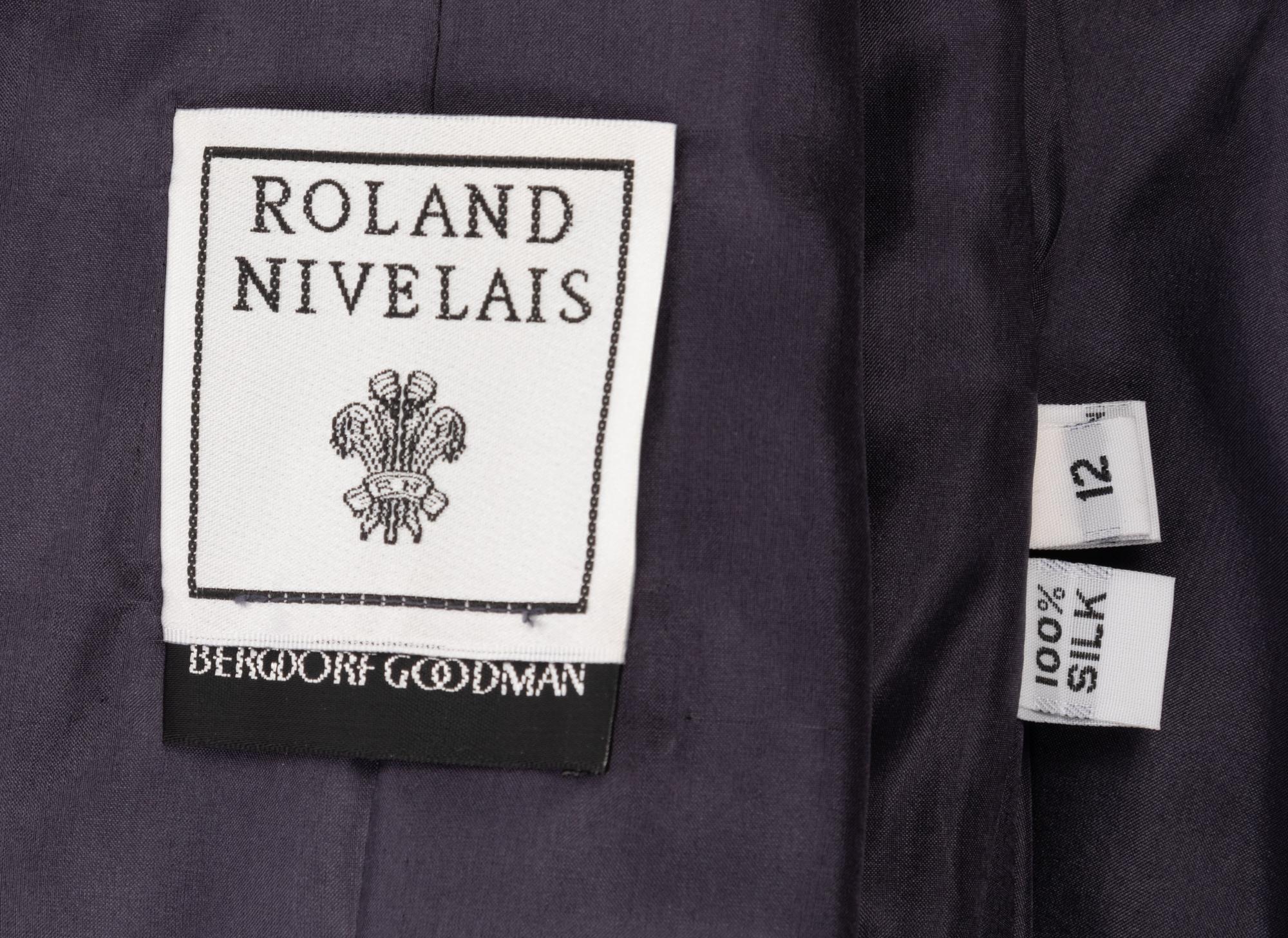 Collection of Seven Designer Evening Dresses: One Giorgio Armani, One Bill Blass, One Lawrence, One Akris, One Pamela Dennis, Two Roland Nivelais — Garage