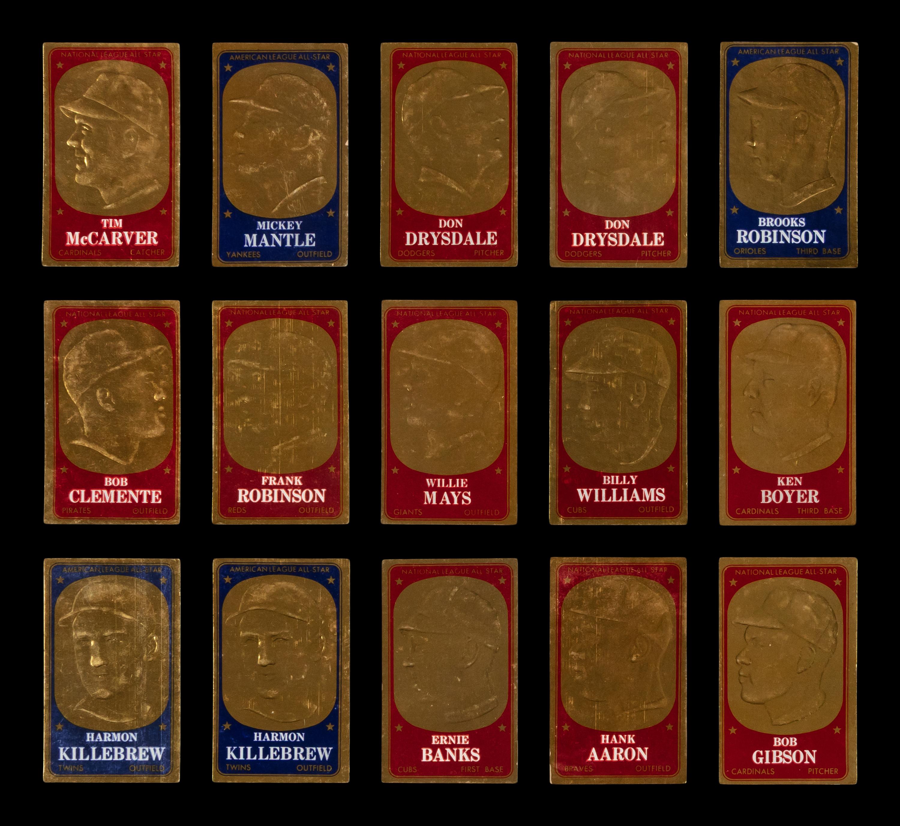 A Collection of 1960s Odd Ball Baseball Cards Including Mickey Mantle and Multiple Hall of Famers