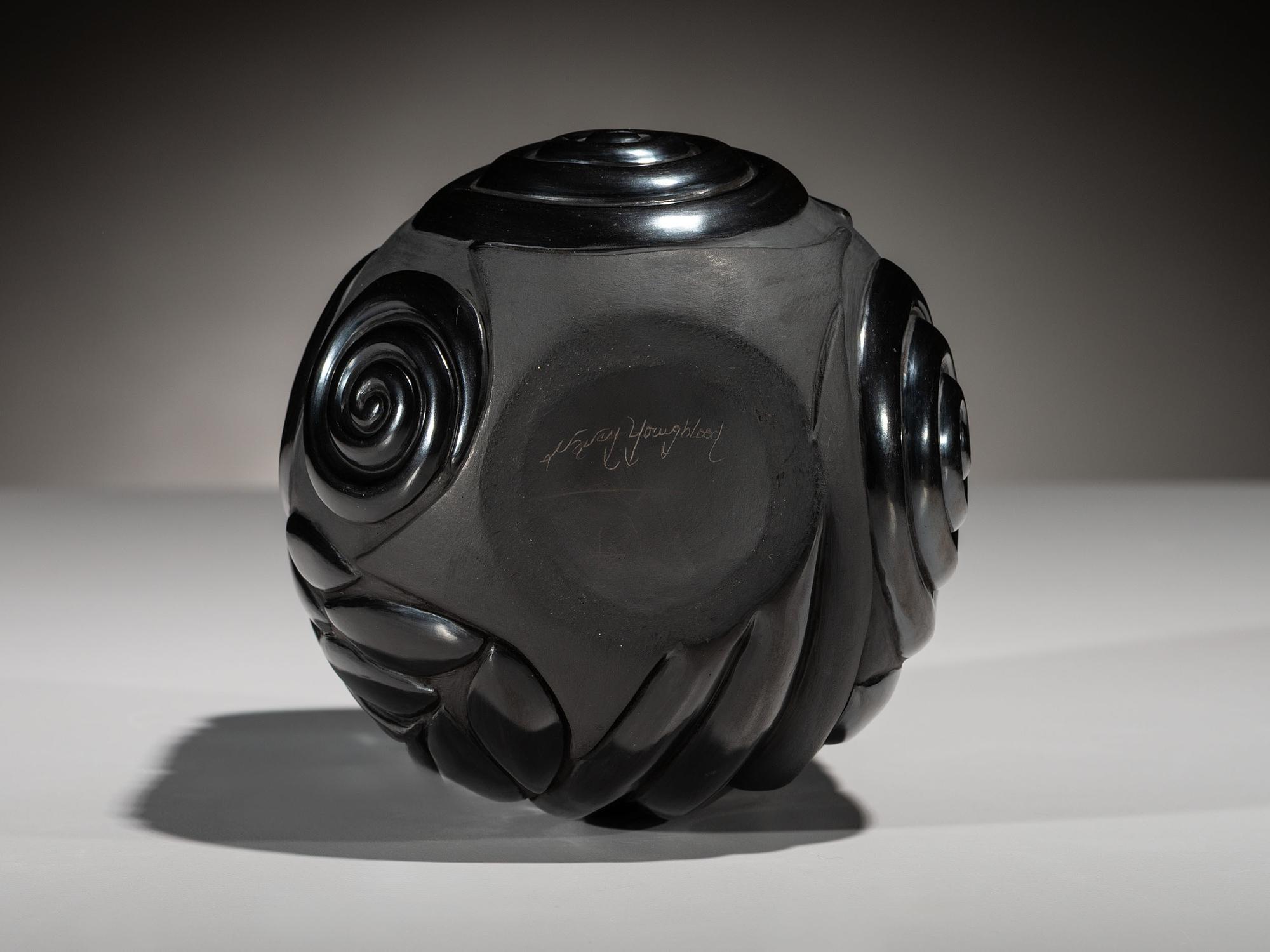 Blackware Pottery Vase