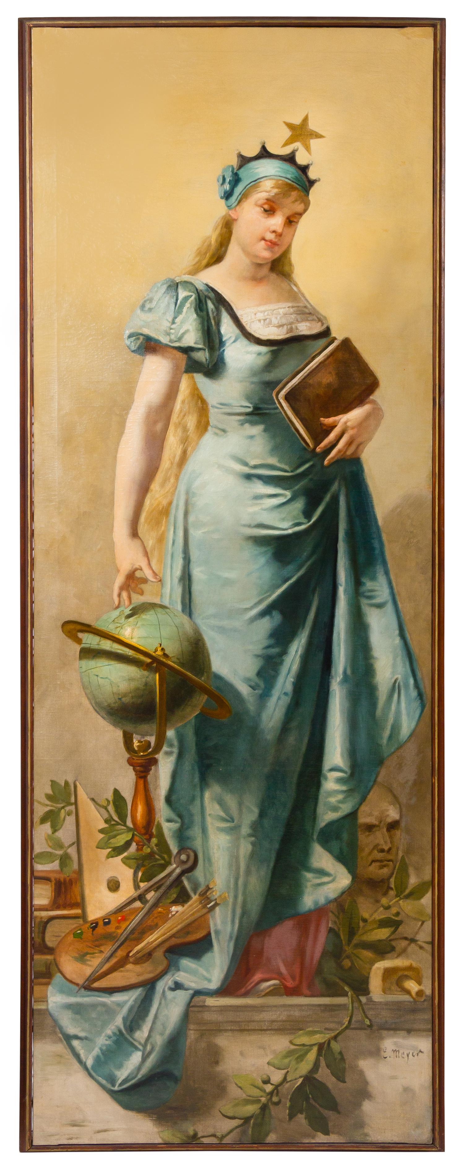 Emile Meyer, (French, 1823-1893), Allegories (three works)