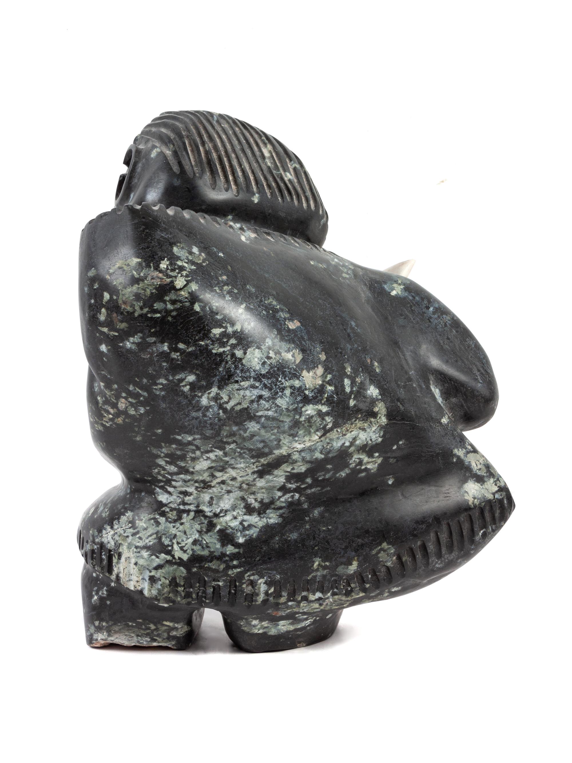 Figural Soapstone Carving