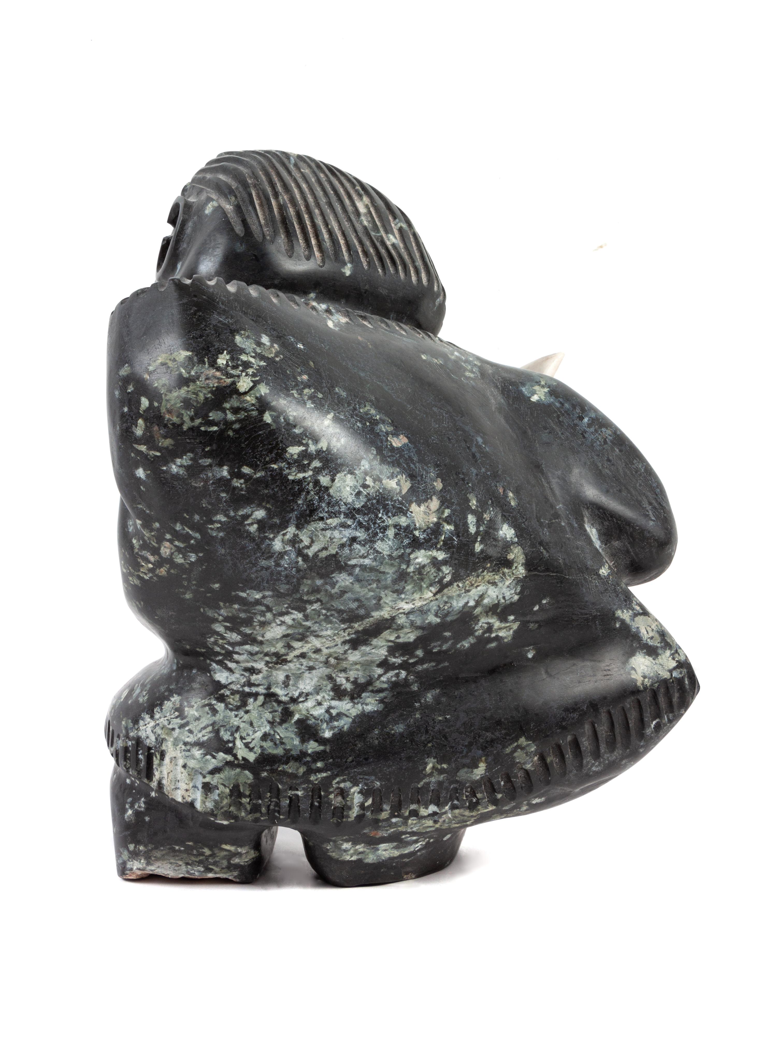 Figural Soapstone Carving