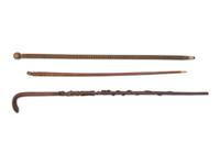 Three Carved Folk Art Canes
