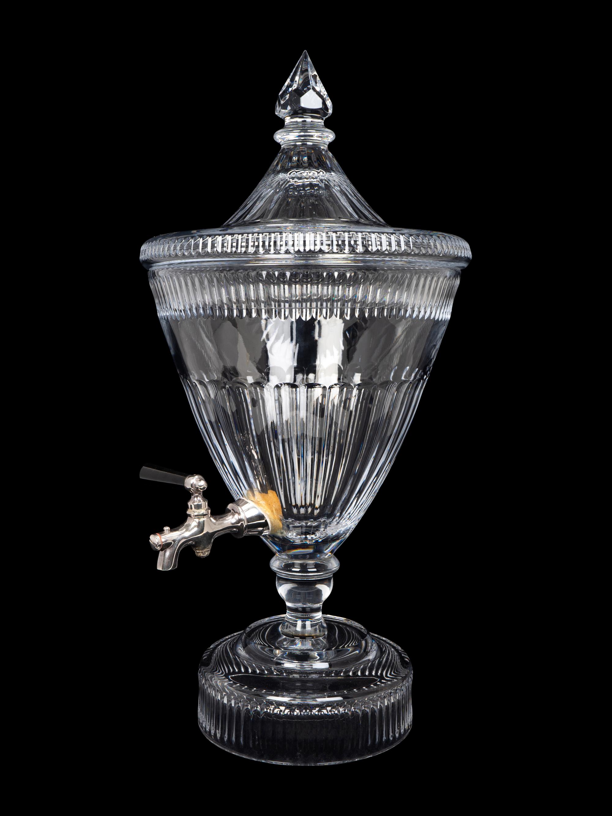 A William Yeoward Cut Glass Beverage Urn
