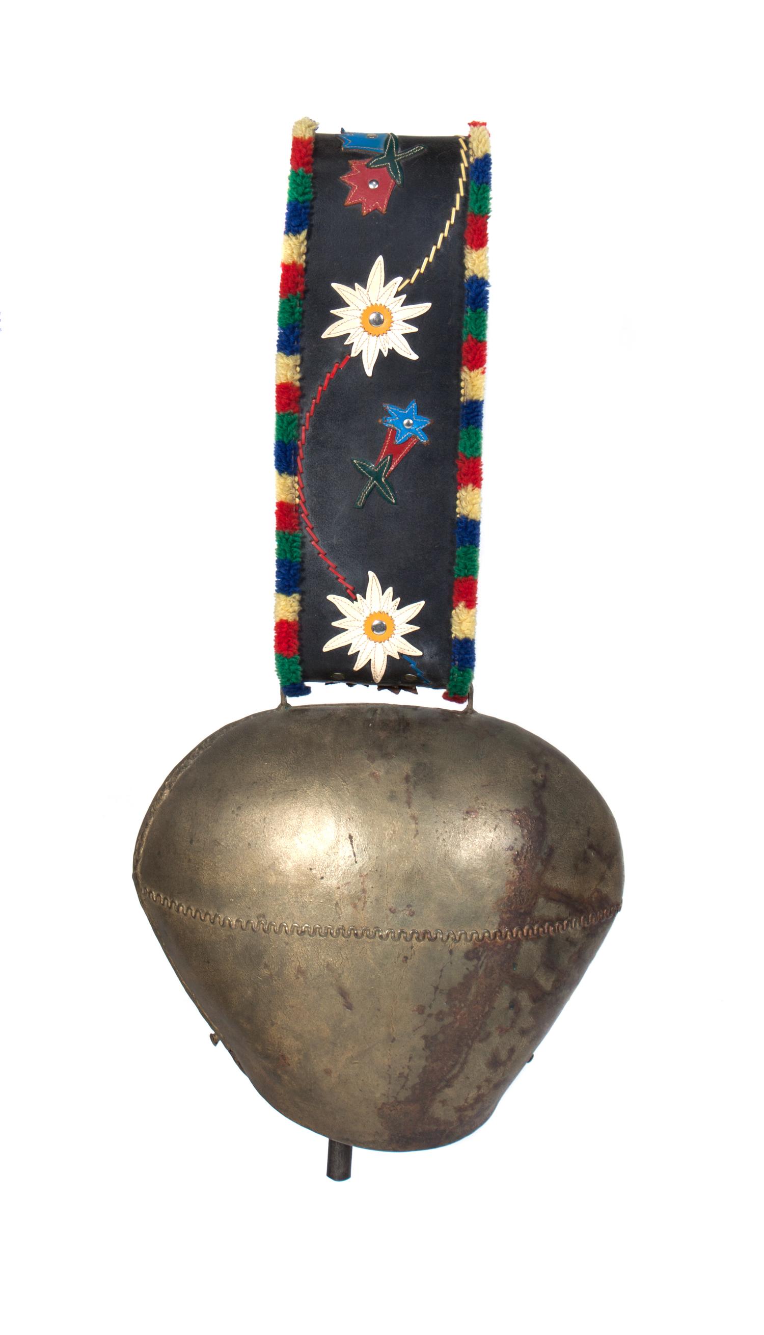 A Swiss Brass Bell Length 34 inches.