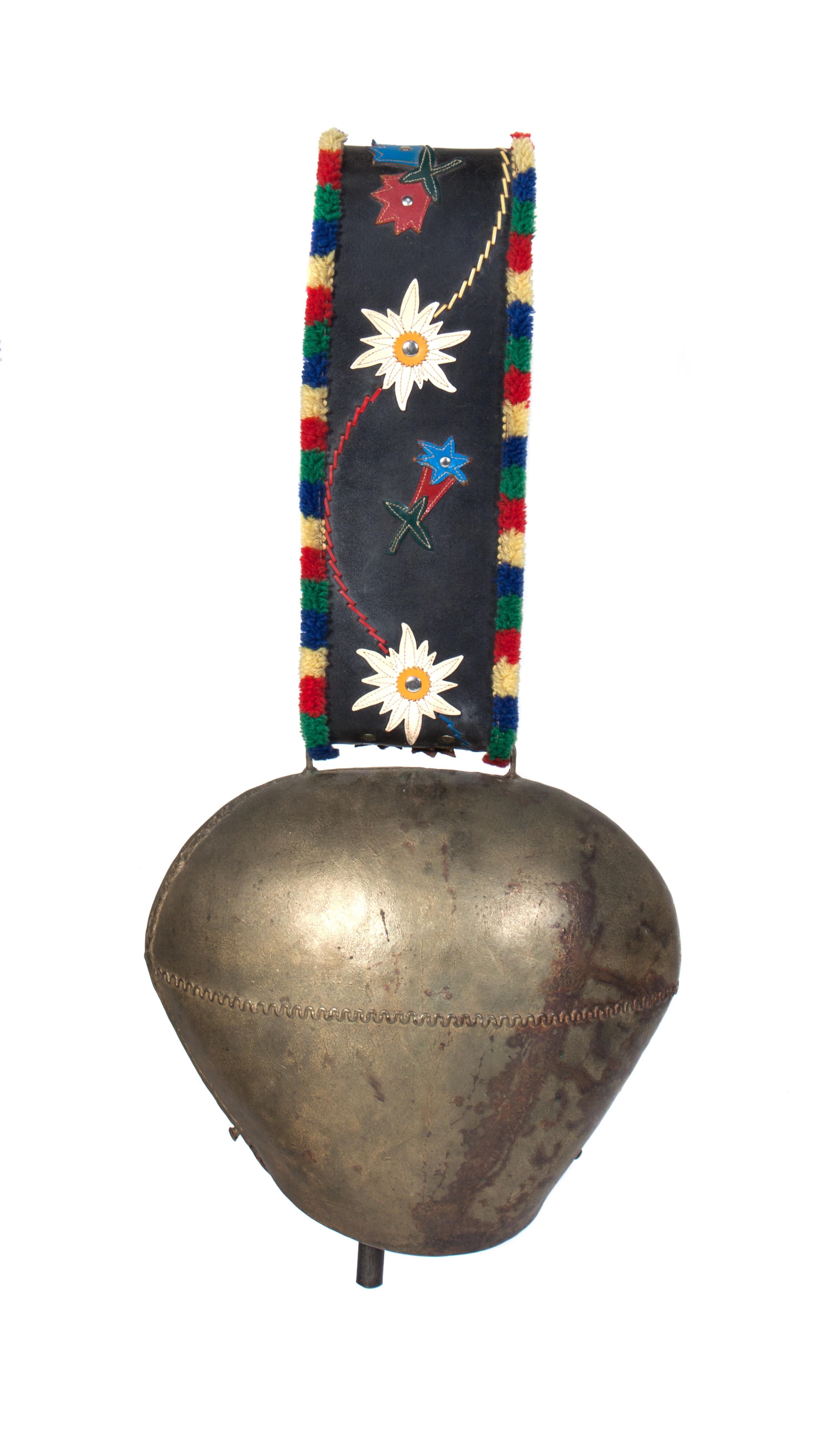 A Swiss Brass Bell Length 34 inches.