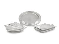 Three French Silver-Plate Serving Articles