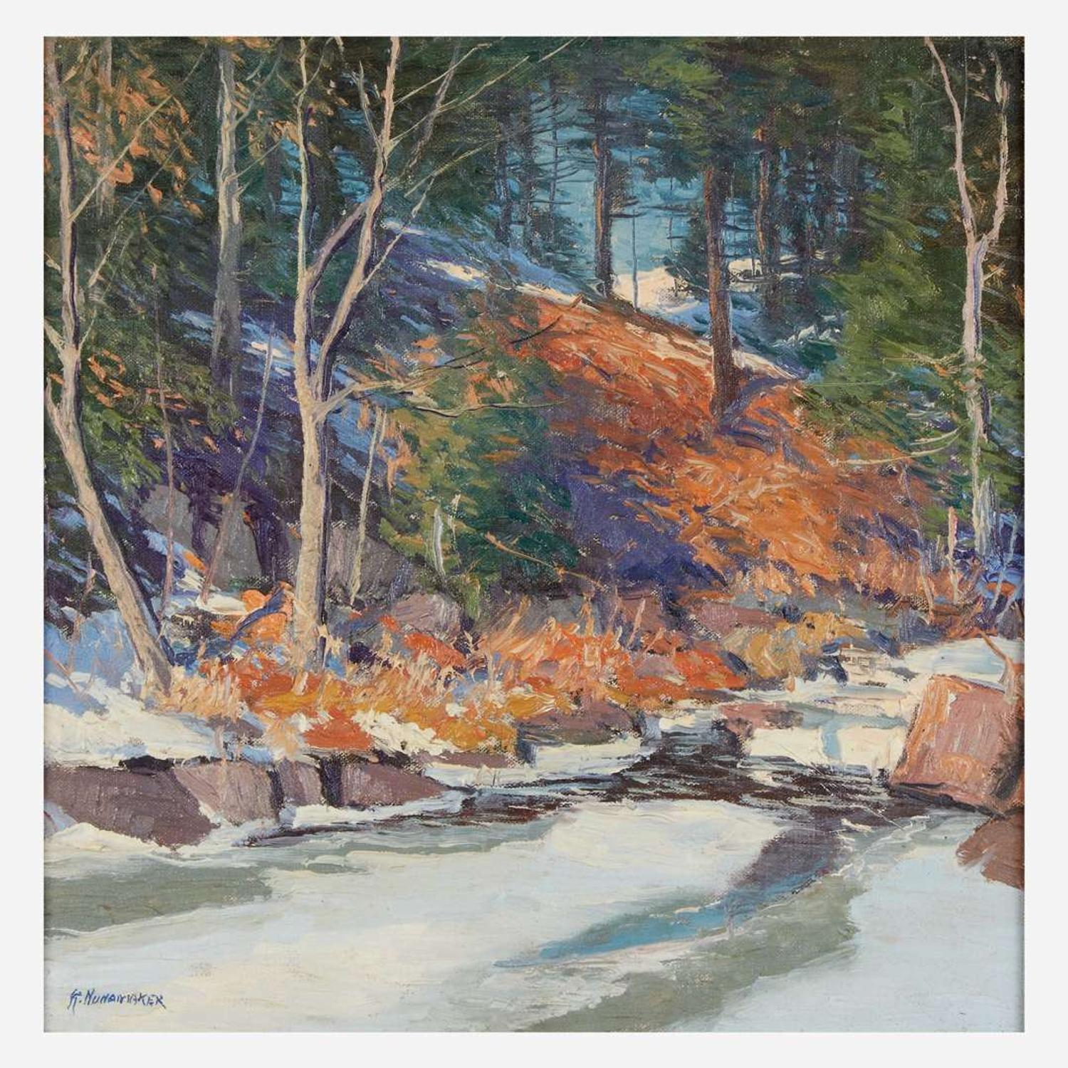 Kenneth R. Nunamaker (American, 1890–1957) Winter Glen