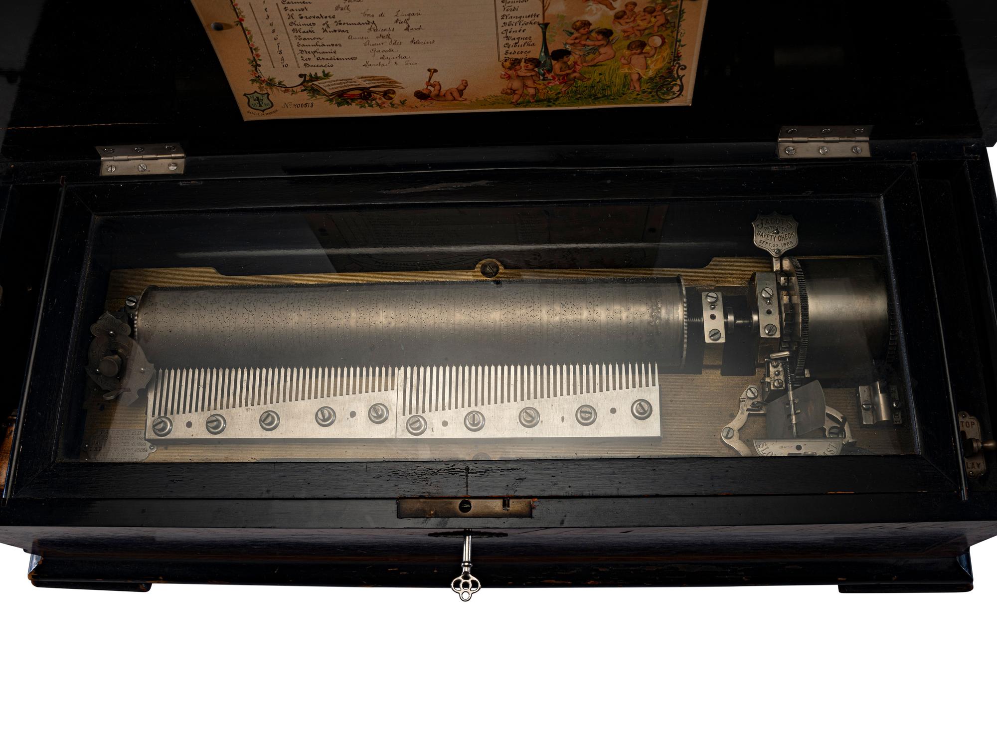 A Swiss Cylinder Music Box