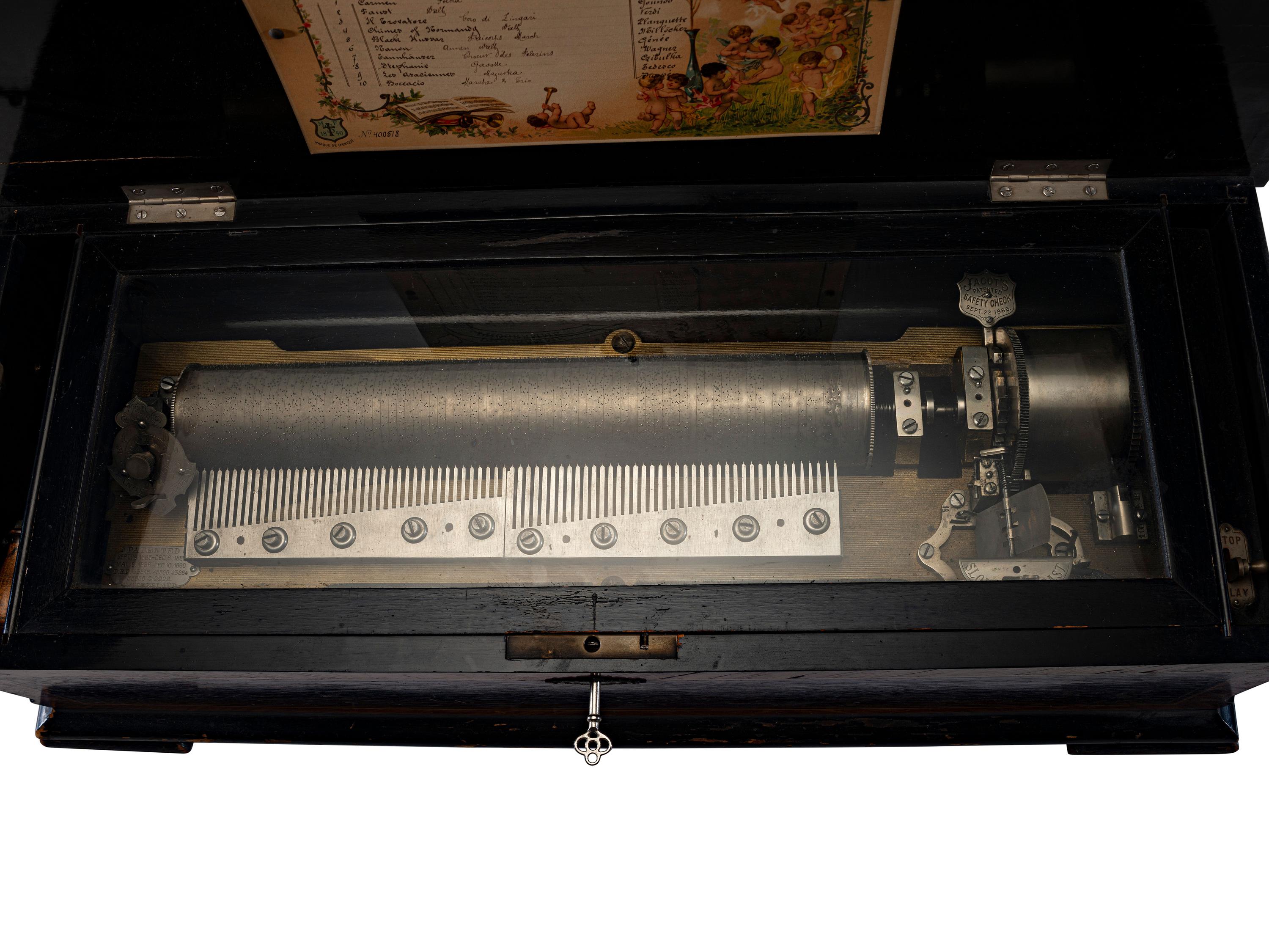 A Swiss Cylinder Music Box