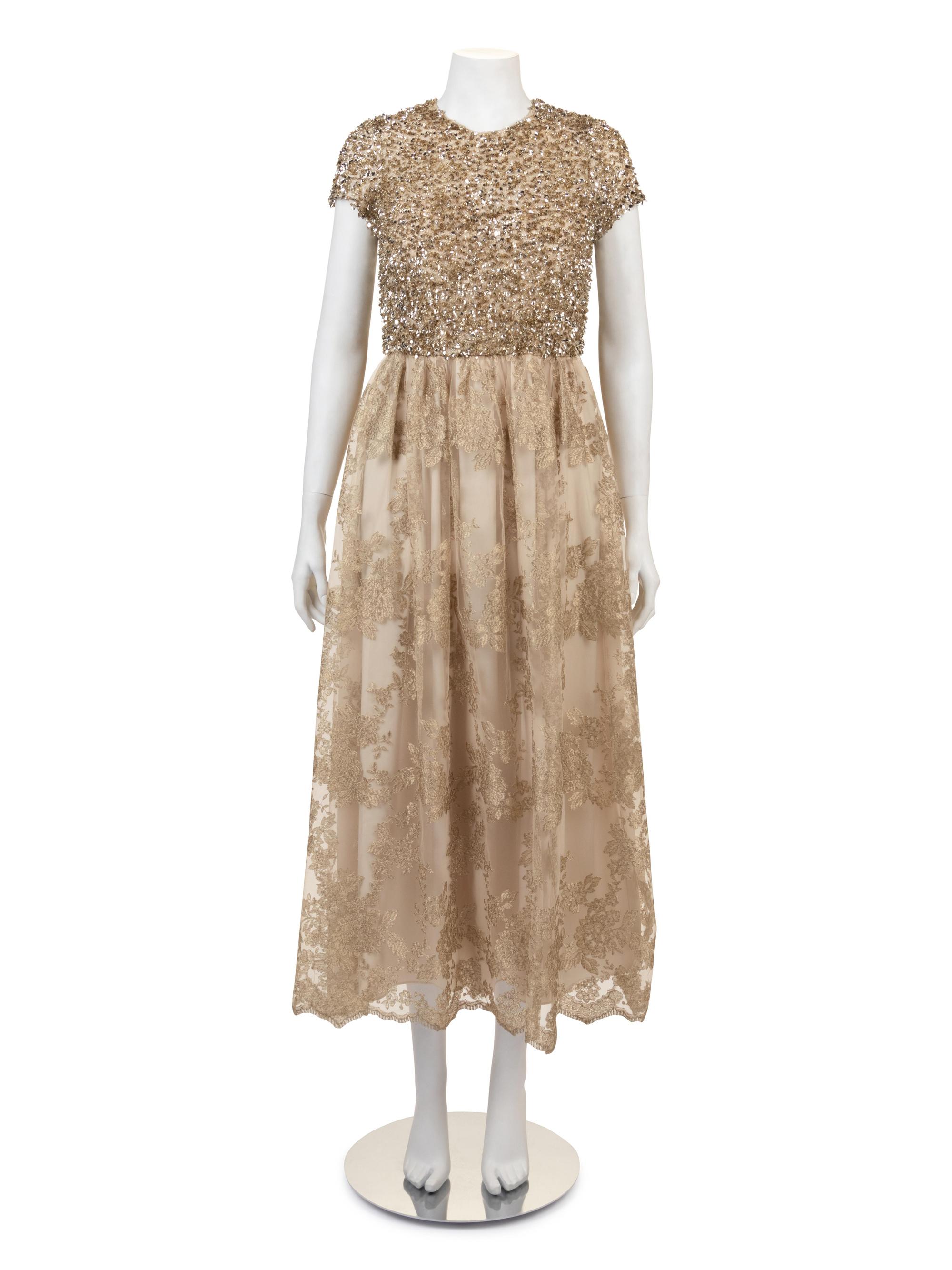 Four Designer Dresses; One Badgley Mishka, One Oscar de la Renta, One Valentino, One Giambatistta Valli, 1990s-2010s