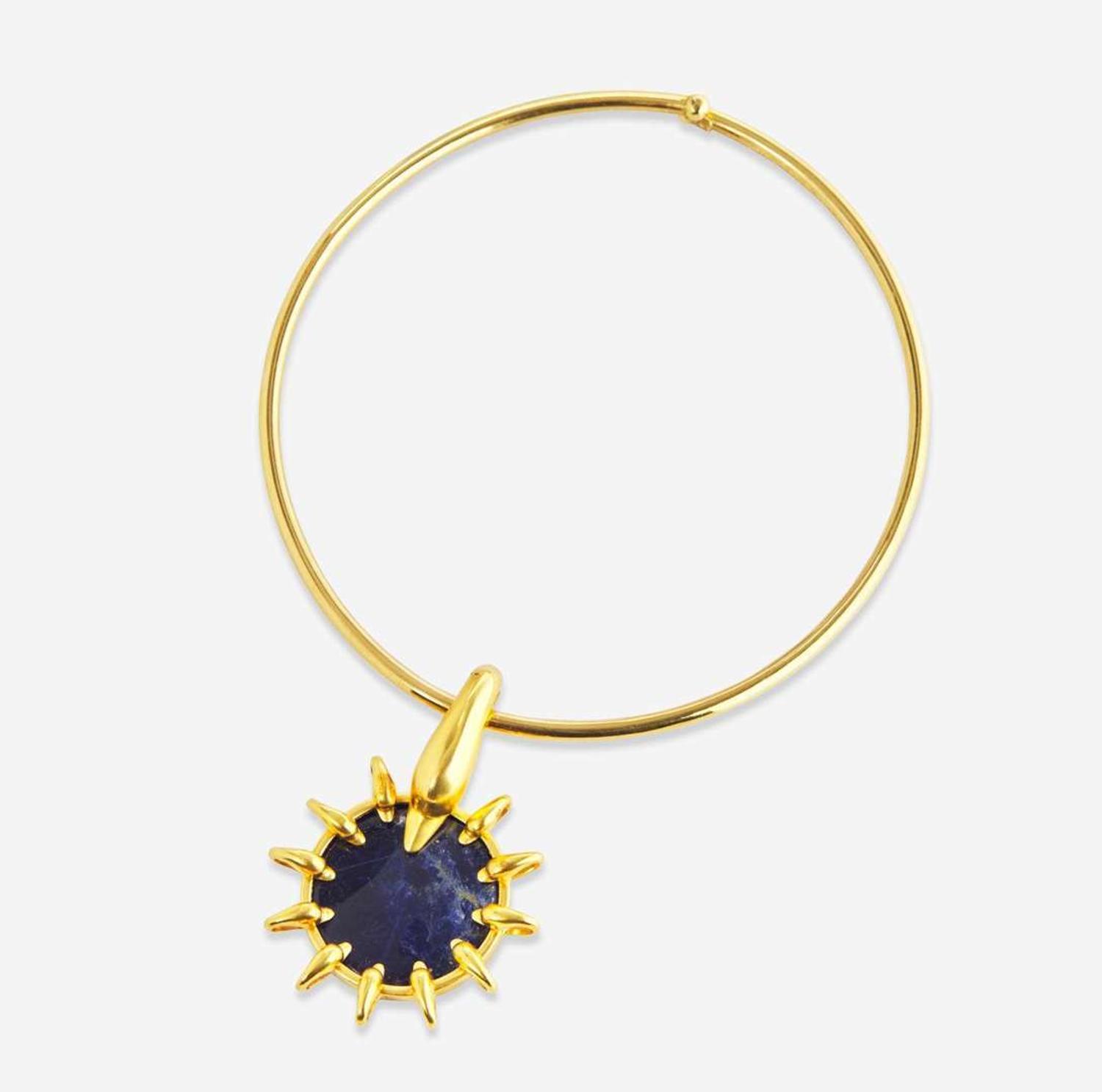 An 18K Yellow Gold Ilias Lalaounis Choker Necklace