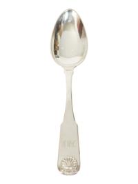 Eight American Coin Silver Place Spoons By J. B. Jones, Boston, MA — LATE 18TH/EARLY 19TH CENTURY