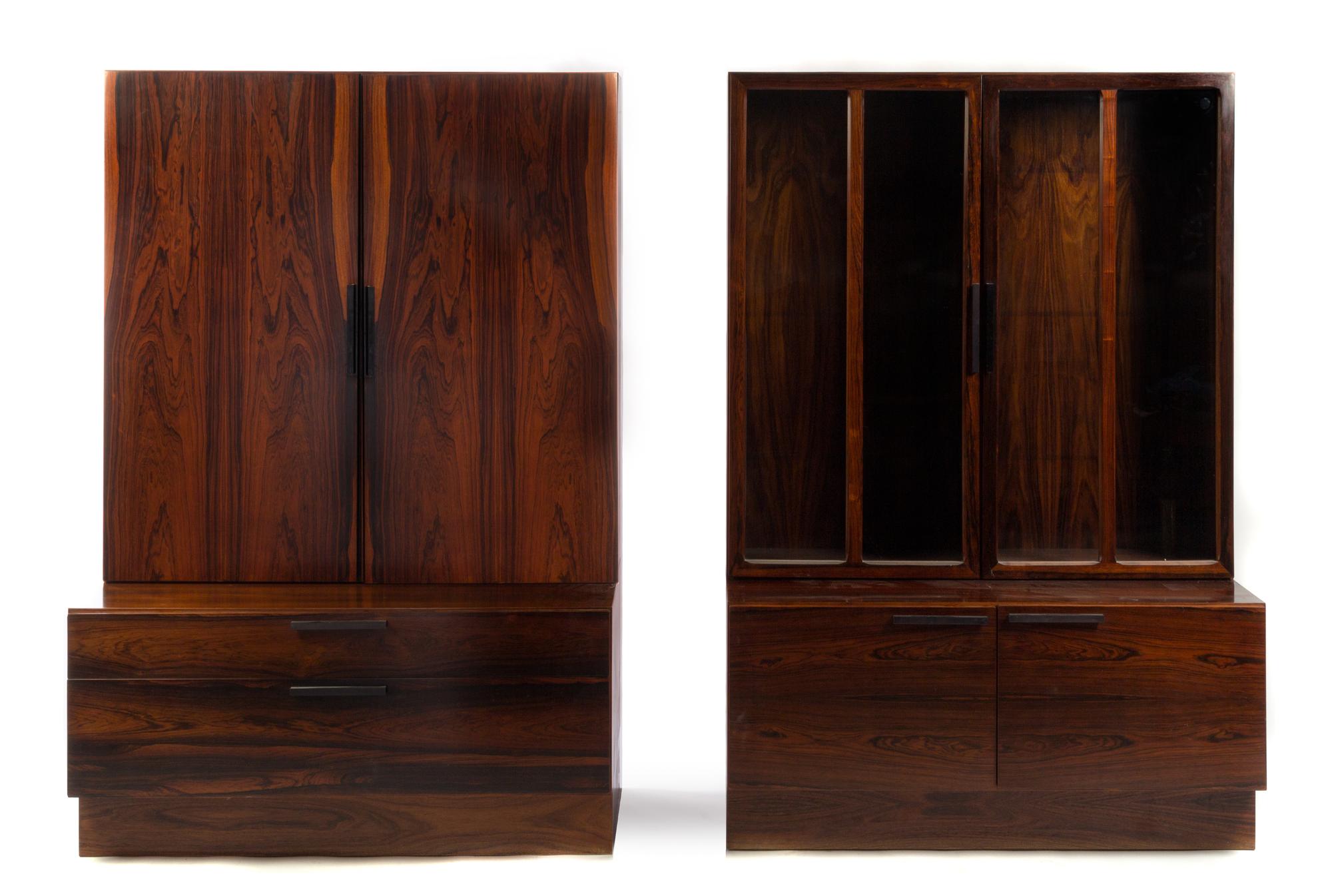 A Danish Rosewood Serving Cabinet — MID 20TH CENTURY