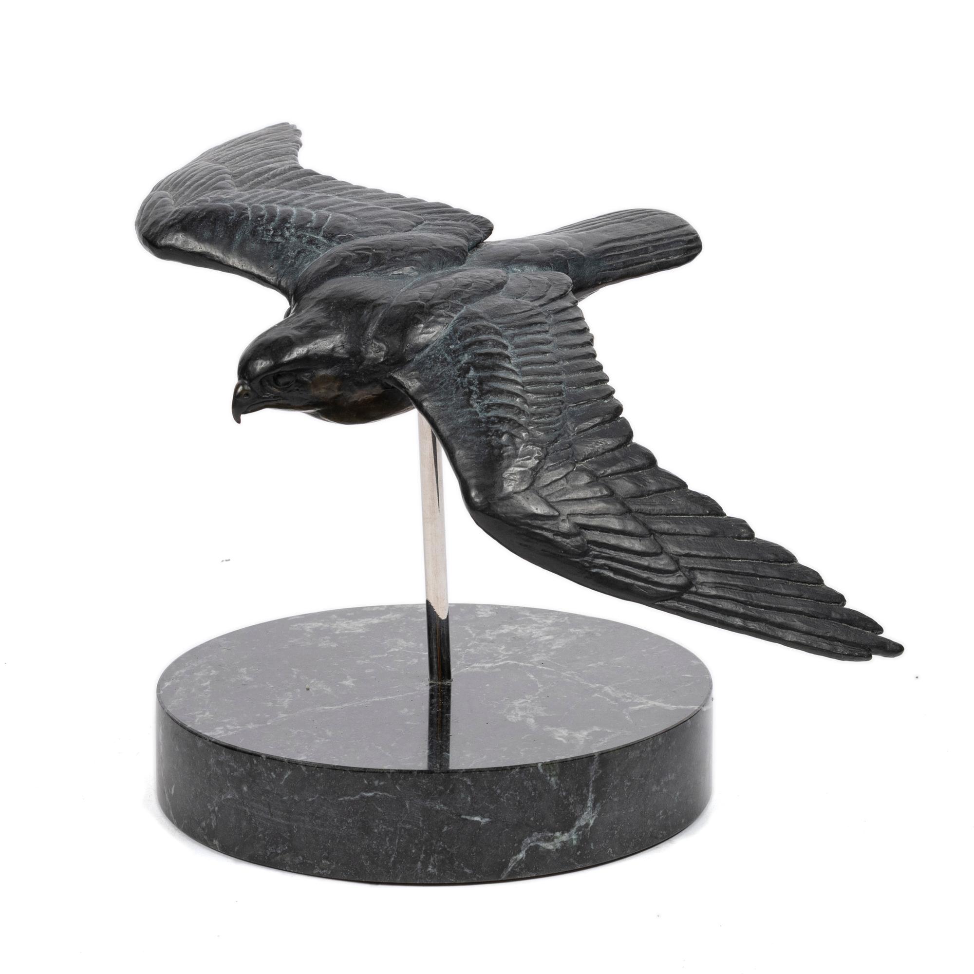 Peregrine in Flight , Proof 1; together with book, Birds: Robert Bateman