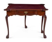 A Chippendale Style Mahogany Game Table