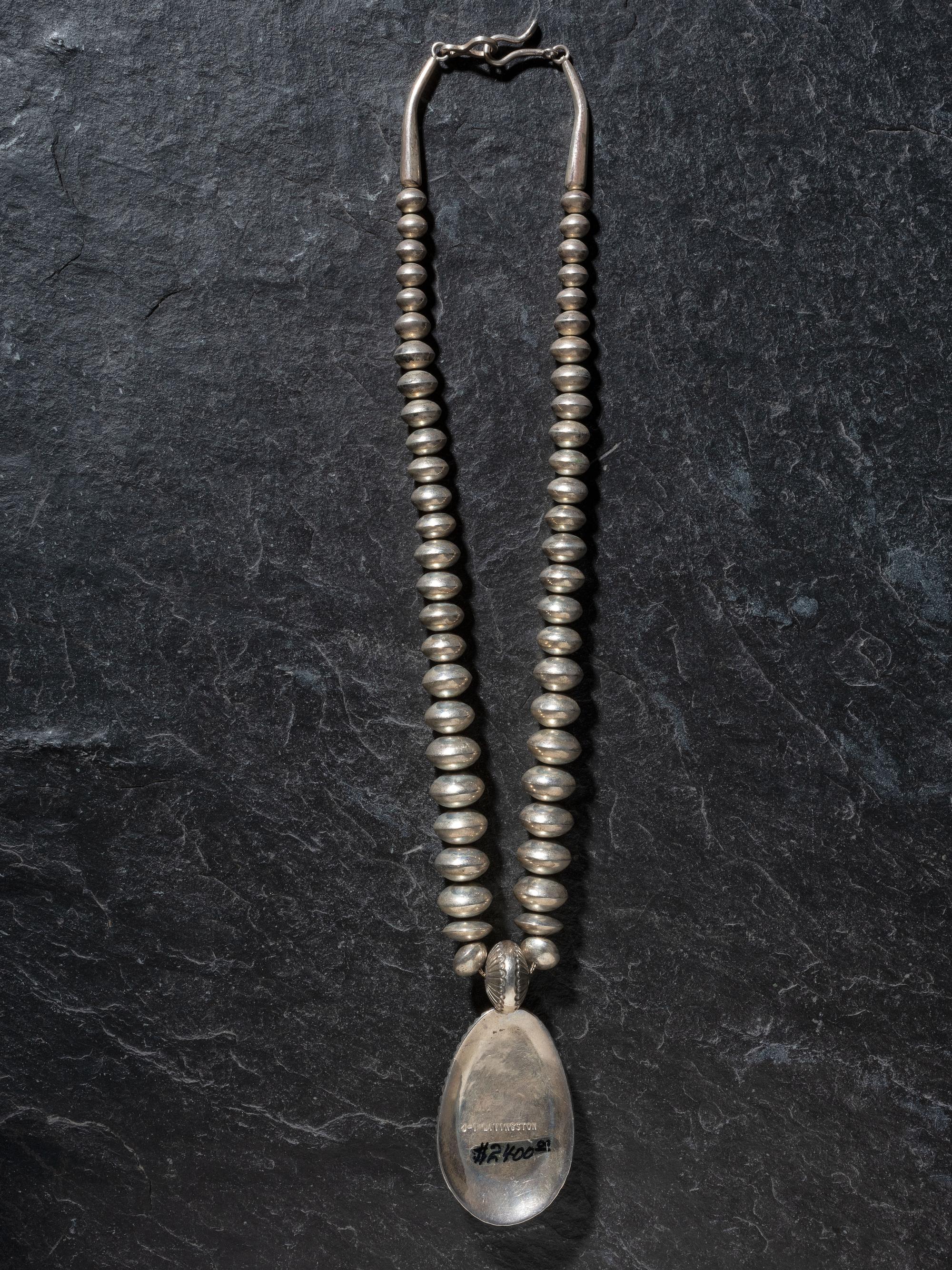 Lapis and Sterling Silver Necklace