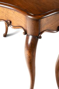 A Pair of Rococo Style Serpentine Console Tables