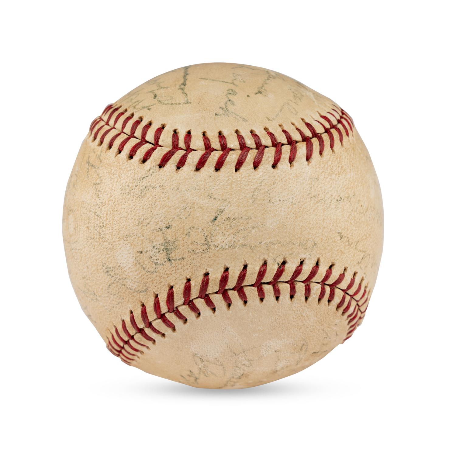 A 1938 Shreveport Sports Teams Signed Autograph Baseball