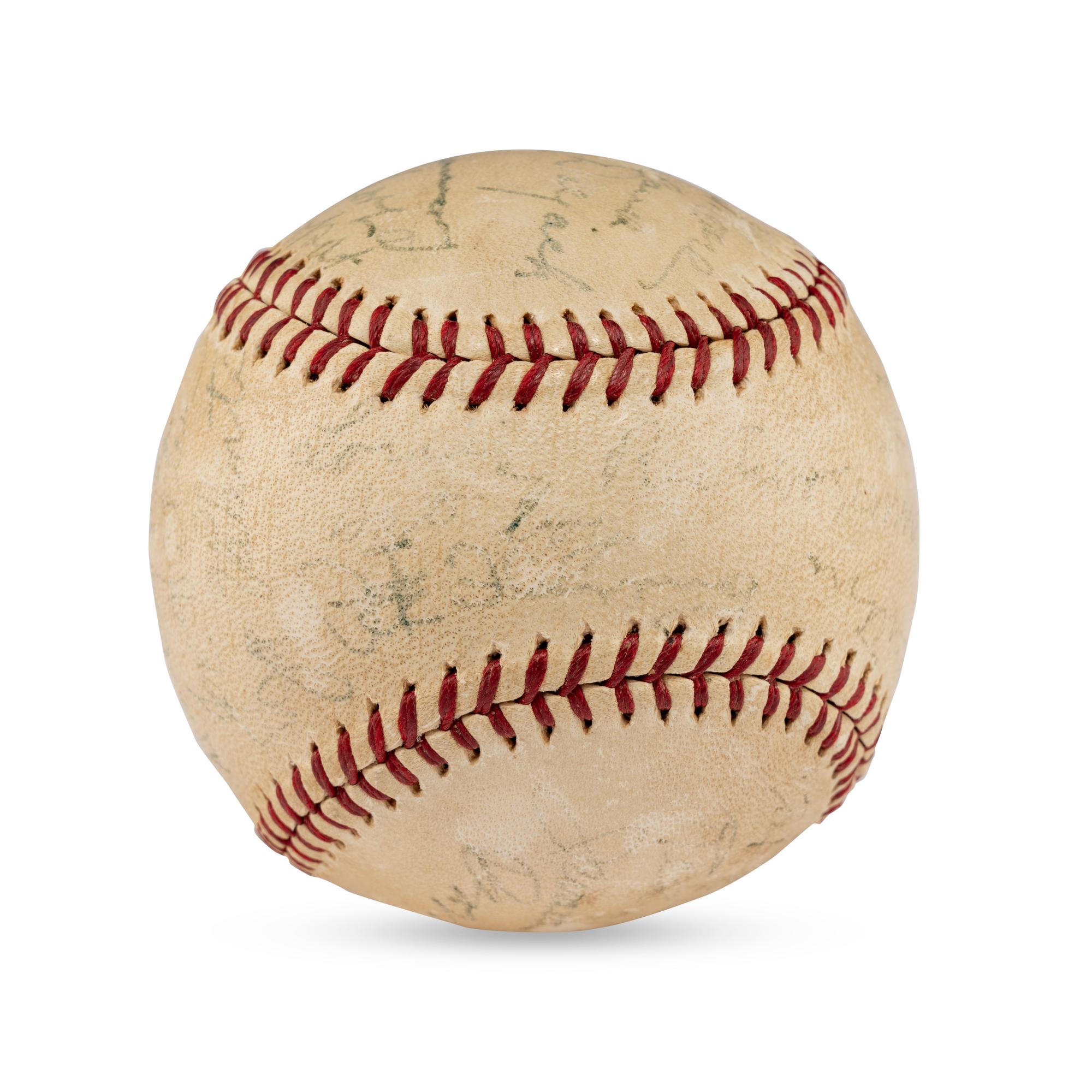 A 1938 Shreveport Sports Teams Signed Autograph Baseball