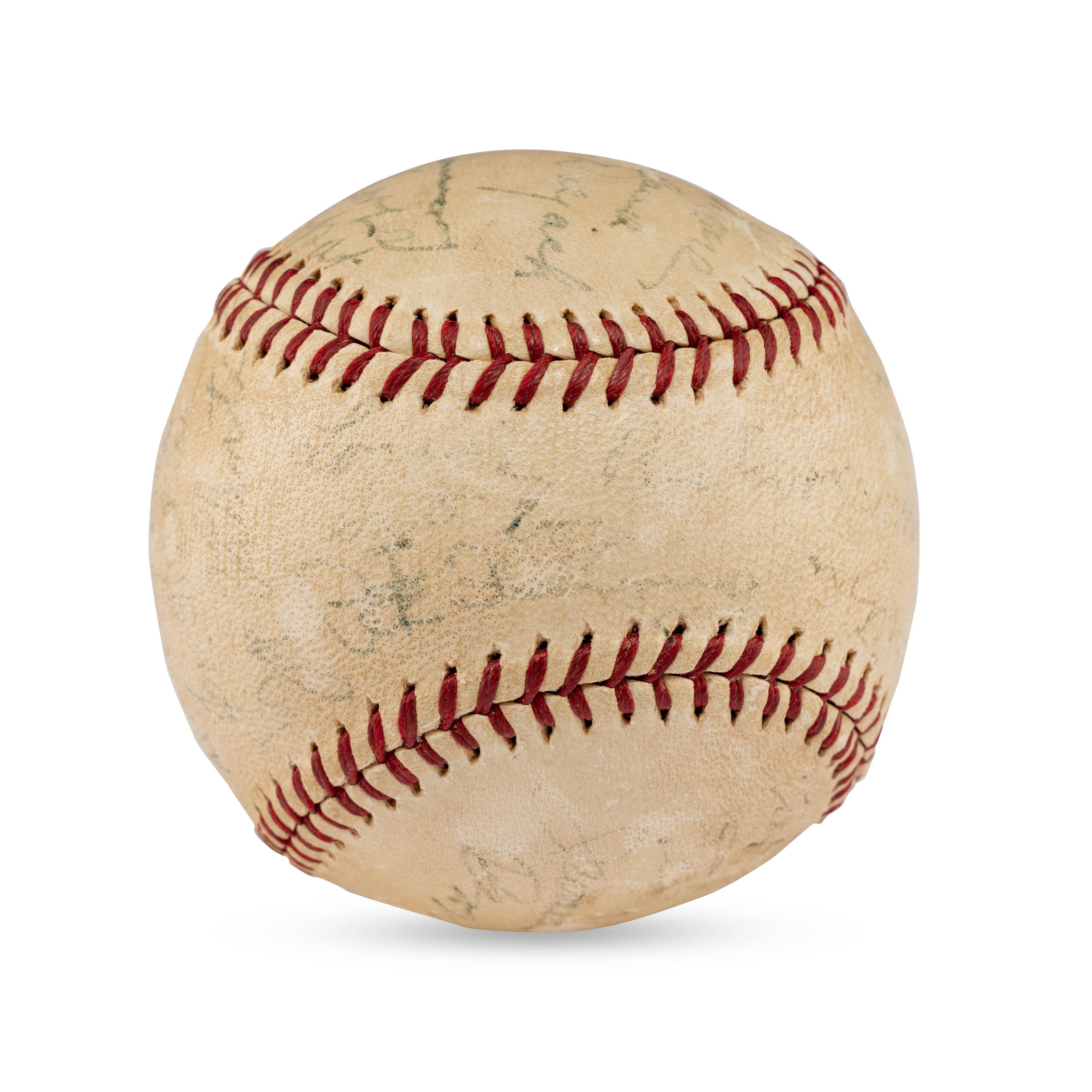 A 1938 Shreveport Sports Teams Signed Autograph Baseball