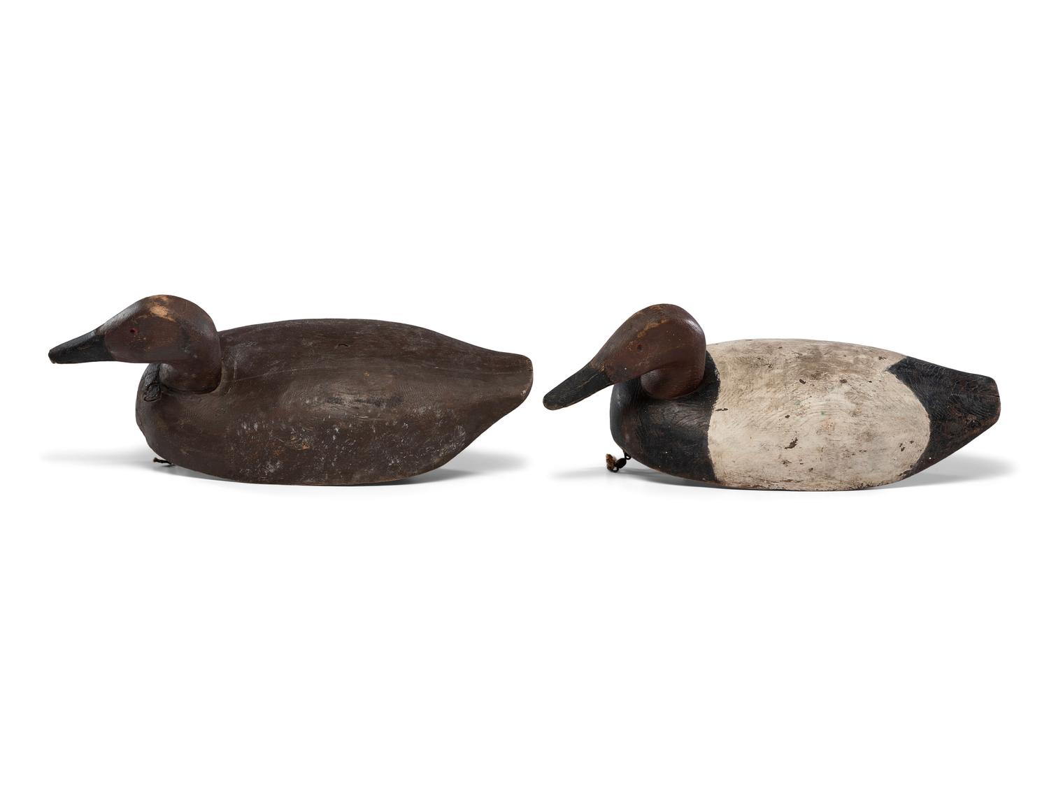 Four Carved and Painted Wood Duck Decoys