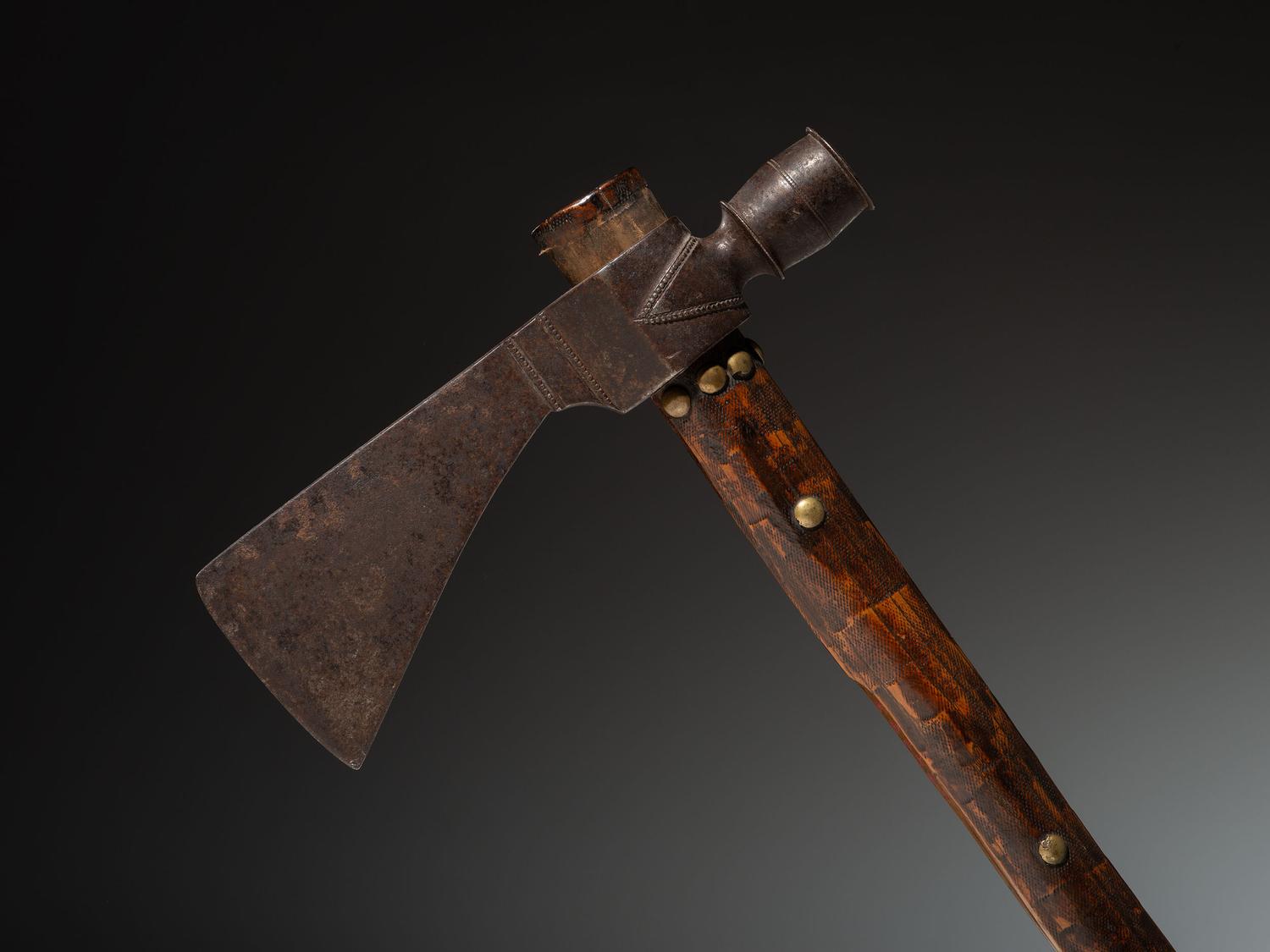 Eastern Plains Pipe Tomahawk, with Tacked Stem