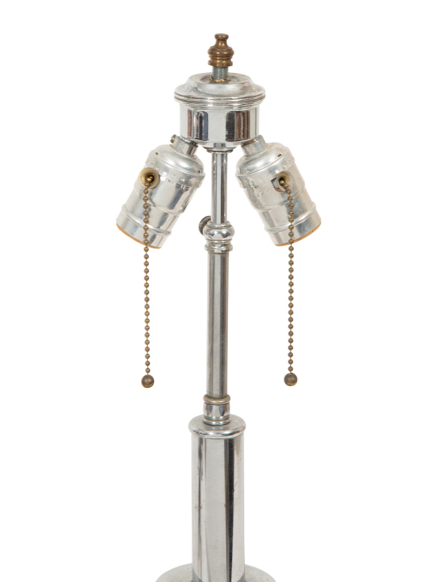 An Art Deco Hadrill and Horstman Counterbalance Table Lamp and Associated Lamp
