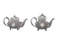 An Italian Silver Four-Piece Tea Service