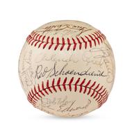 A 1968 St. Louis Cardinals Team Signed Autograph Baseball