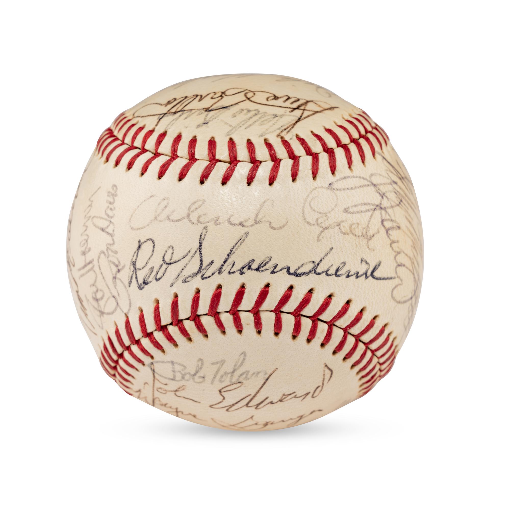 A 1968 St. Louis Cardinals Team Signed Autograph Baseball