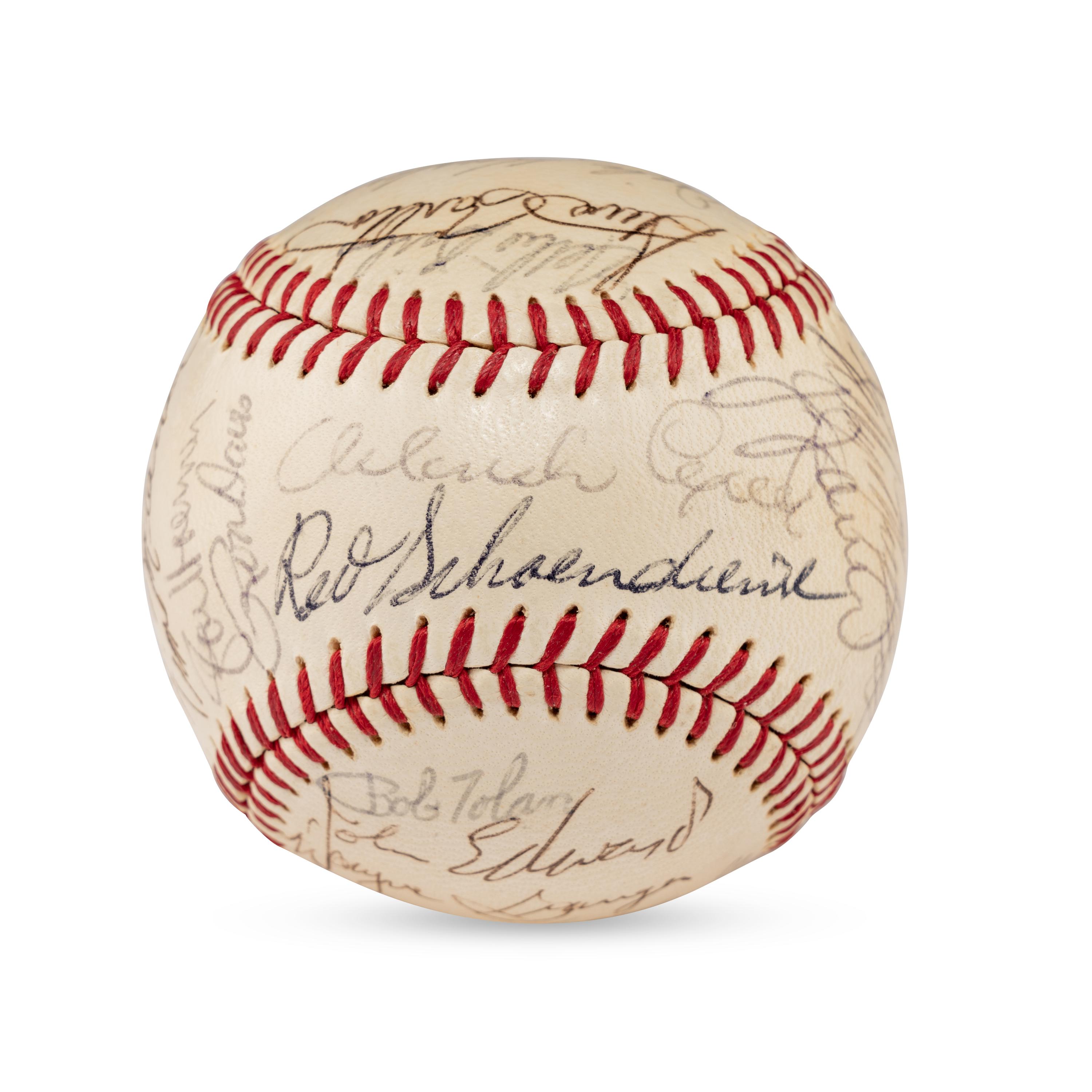 A 1968 St. Louis Cardinals Team Signed Autograph Baseball