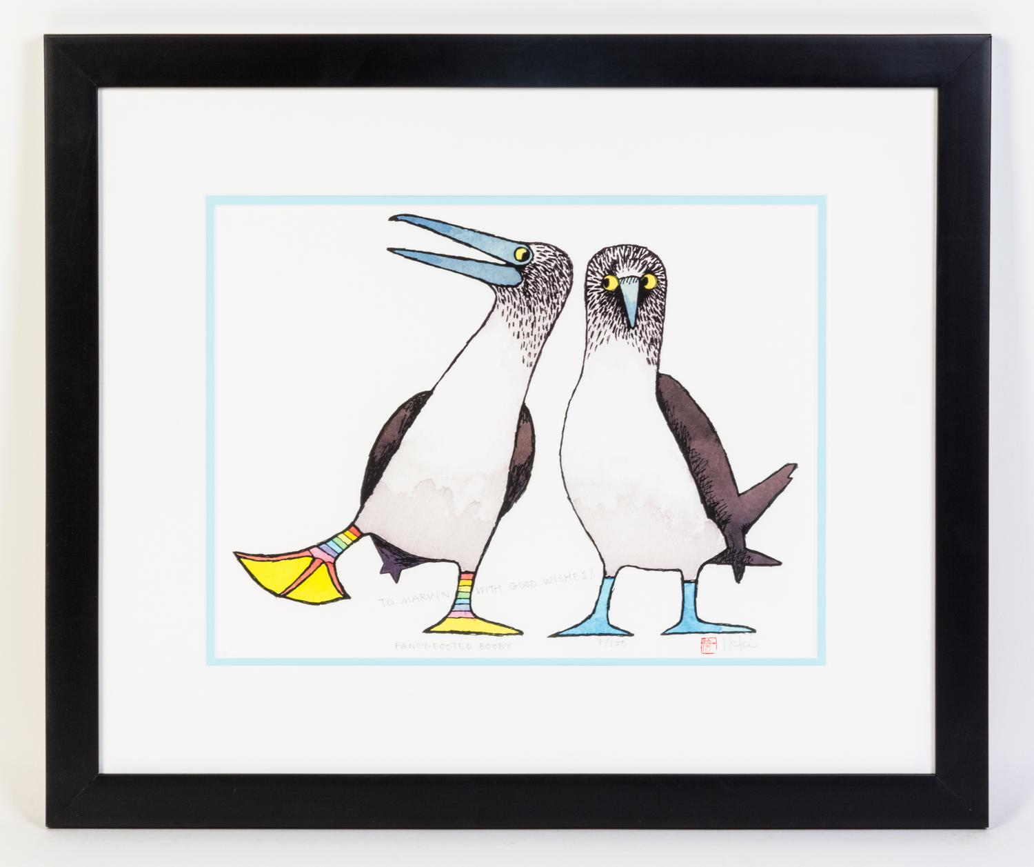 Ikki Matsumoto, (Japanese/American, b. 1935), Fancy-Footed Booby