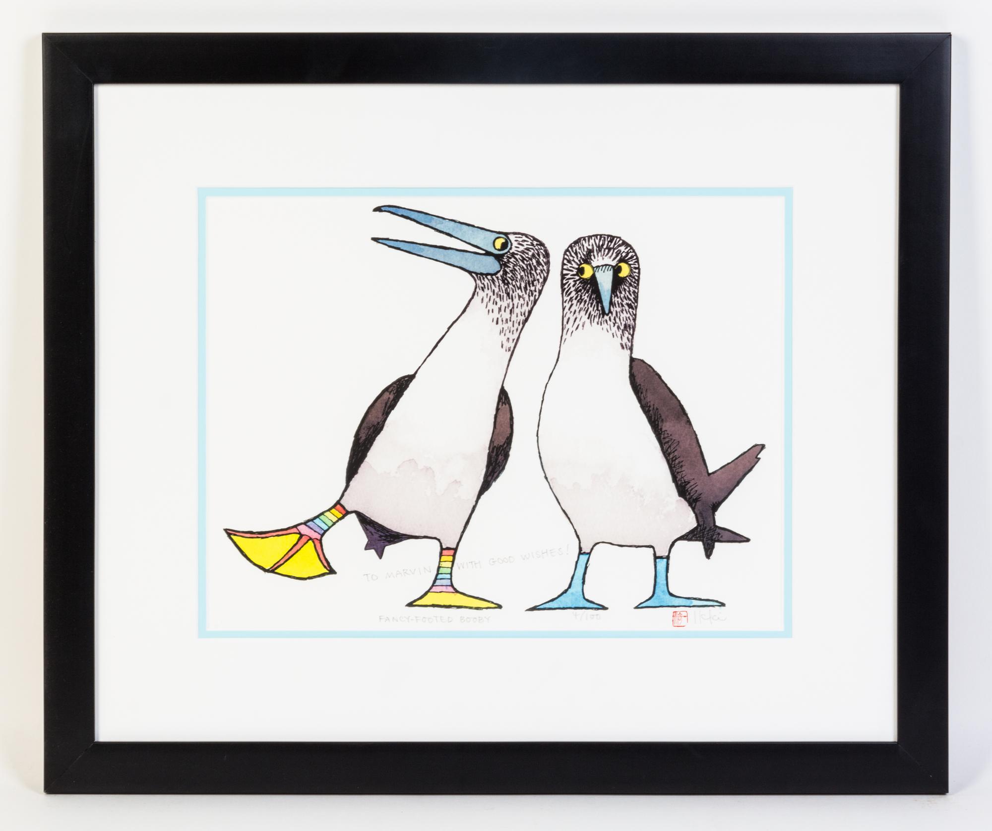 Ikki Matsumoto, (Japanese/American, b. 1935), Fancy-Footed Booby