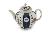 A Worcester Porcelain Teapot — 18TH CENTURY