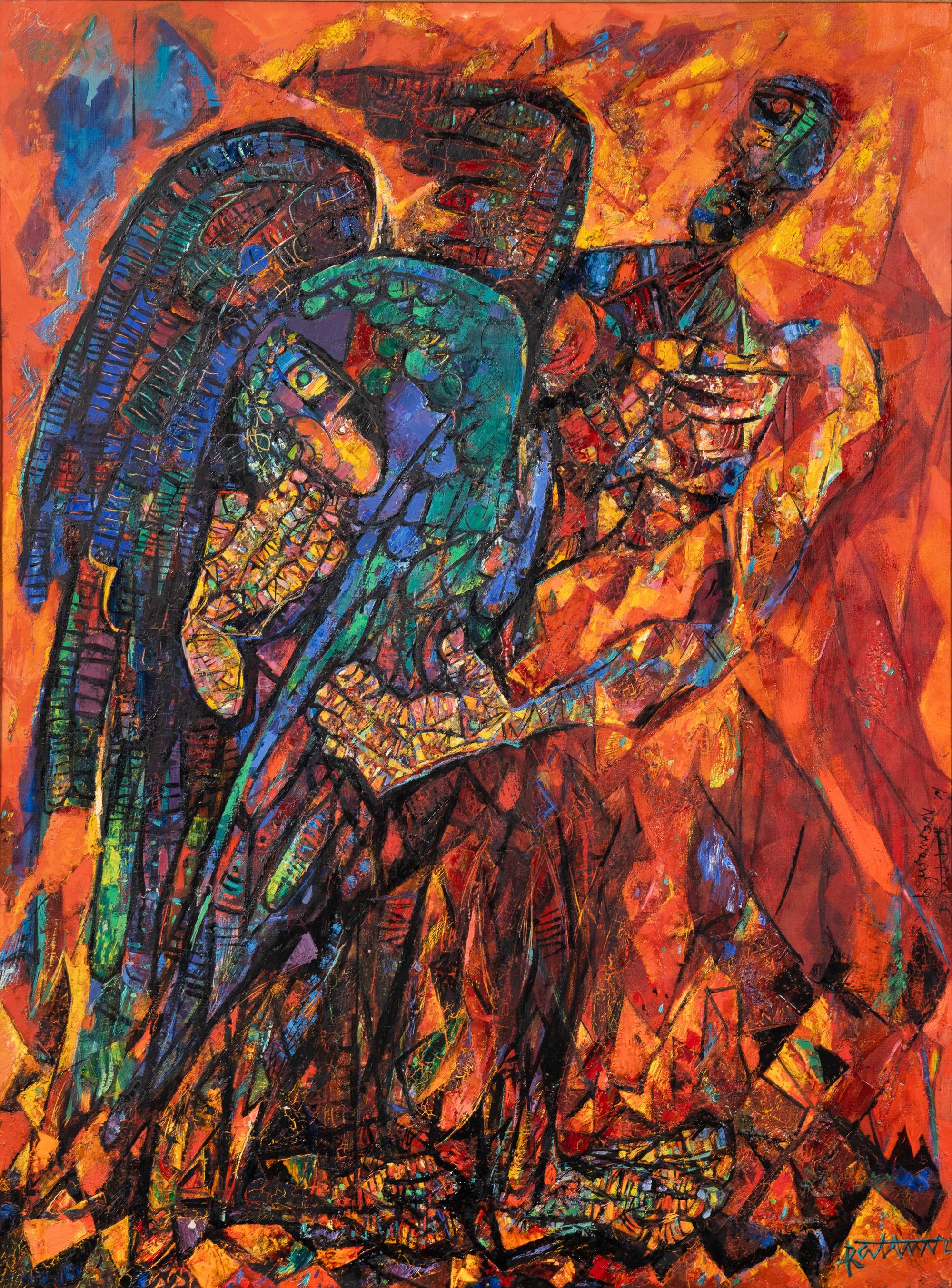 Figure with Wings and Mask, 1950