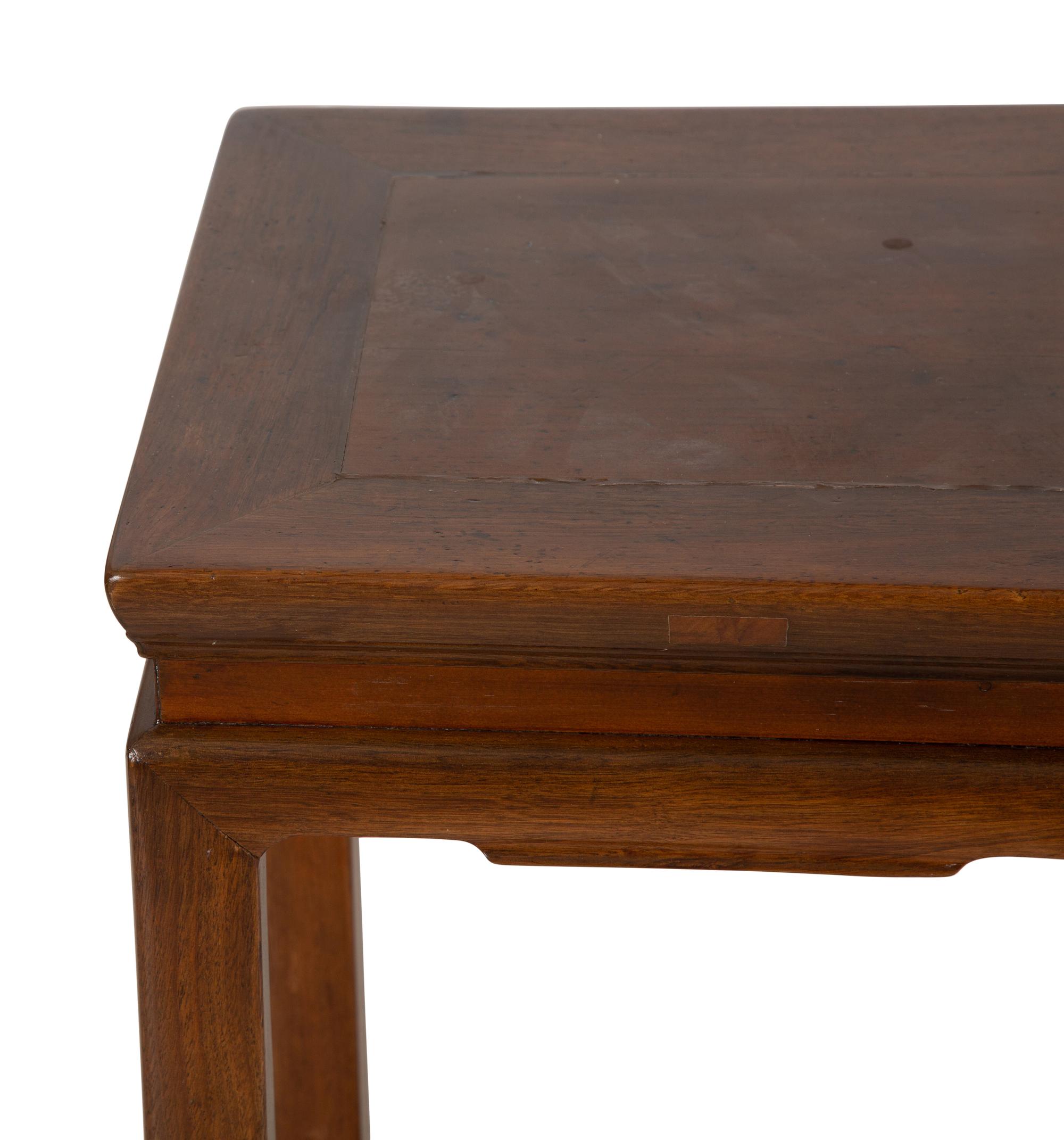 Two Chinese Hardwood Pedestals