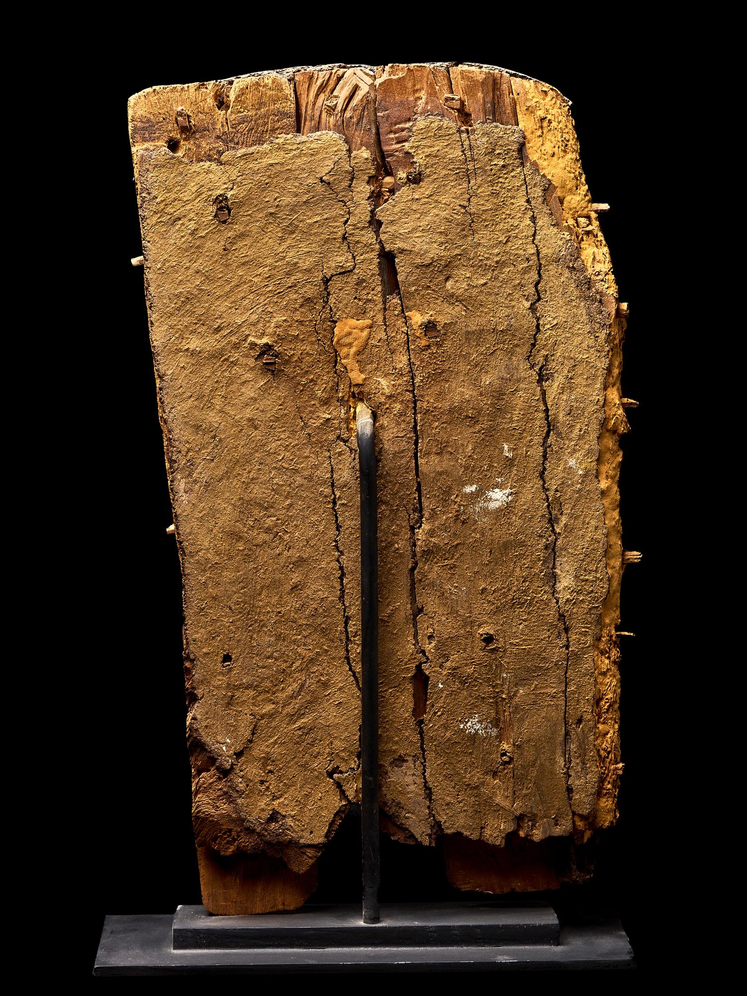 An Egyptian Painted Cartonnage Mummy Mask