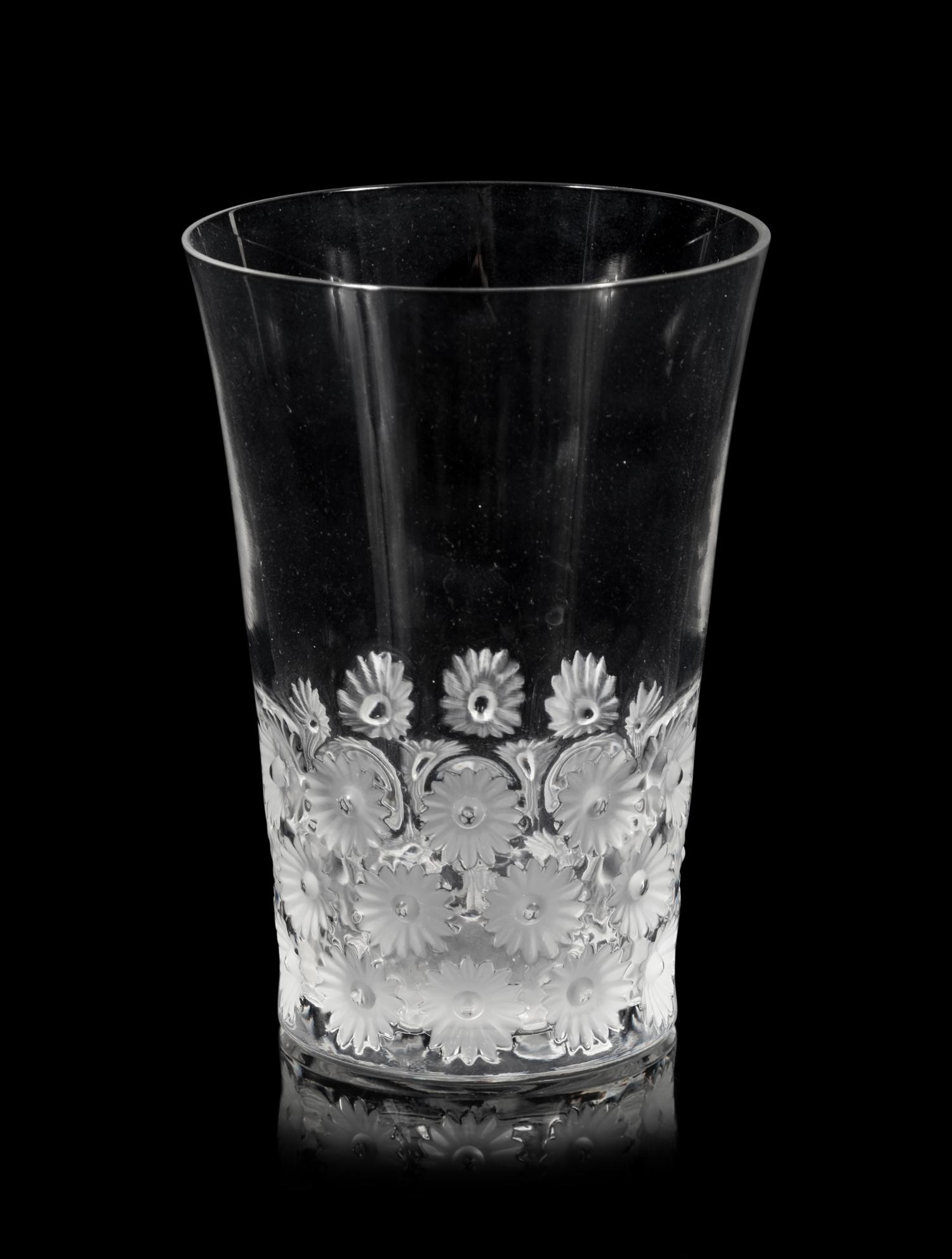 A Set of Ten Lalique Napsbury Tumblers