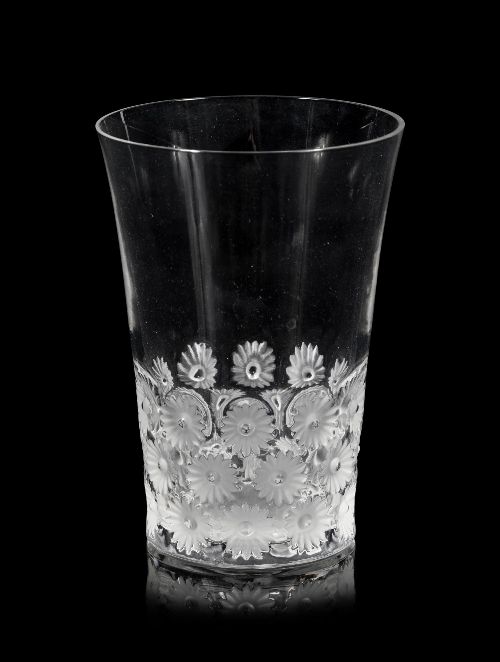 A Set of Ten Lalique Napsbury Tumblers
