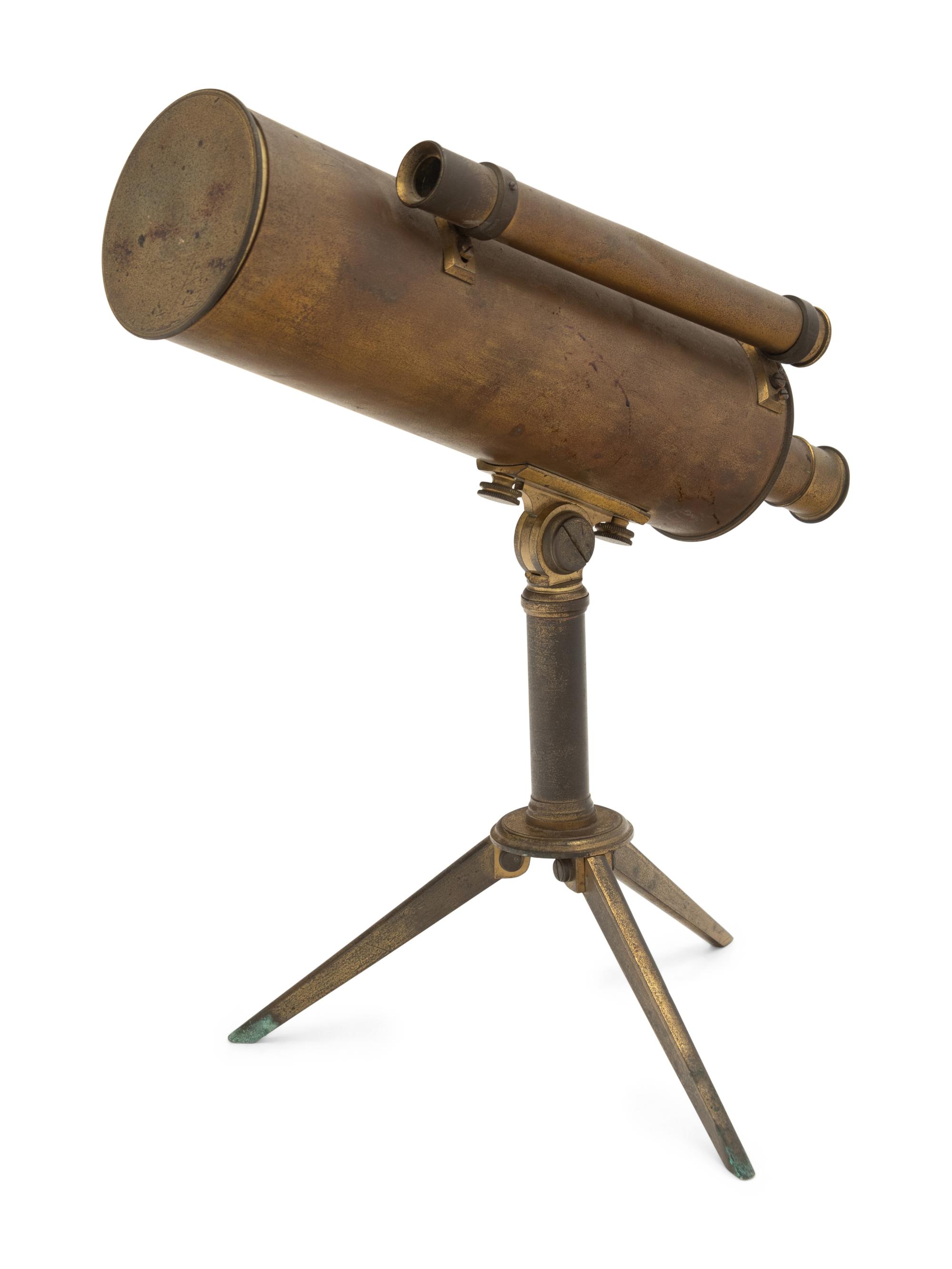 An English Brass 2 3/4-Inch Reflecting Telescope