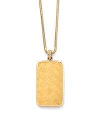 YELLOW GOLD PENDANT/NECKLACE