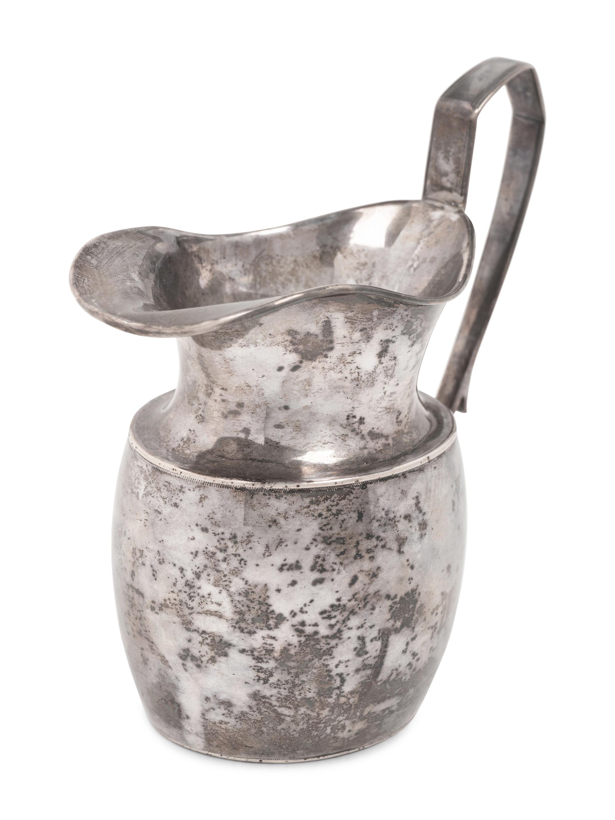 An American Silver Creamer
