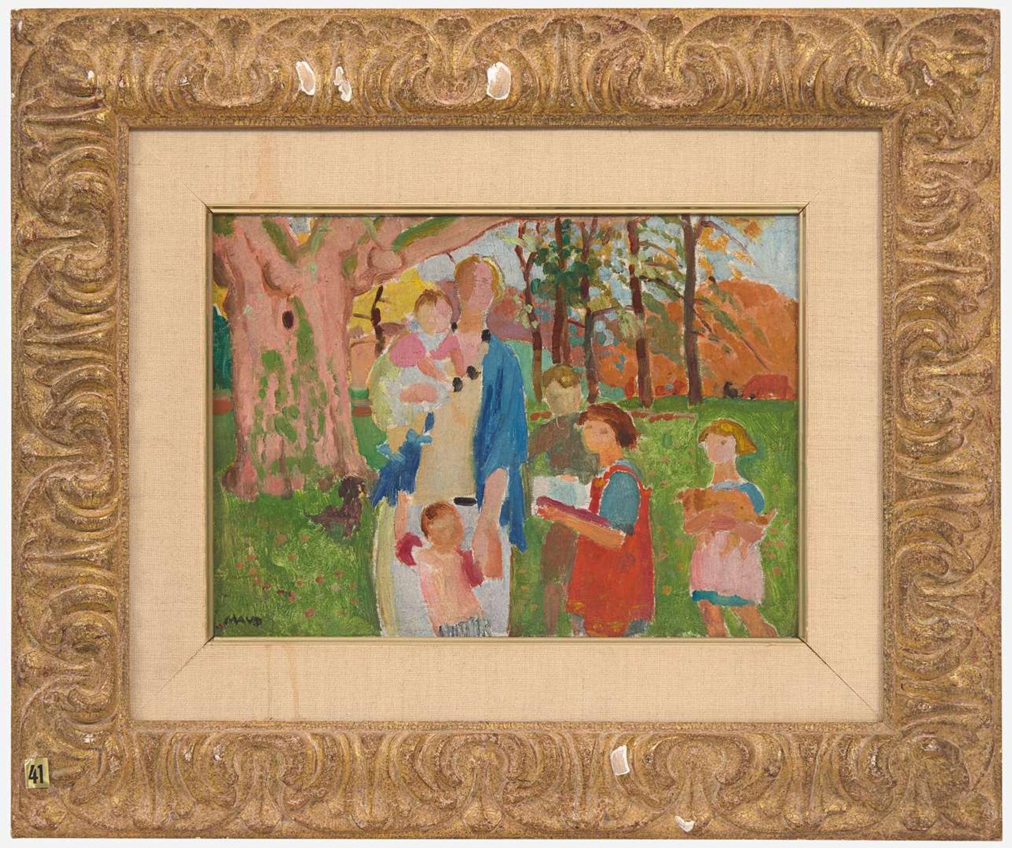 Maurice Denis (French, 1870-1943) - Study for Portrait de la Famille Castéra