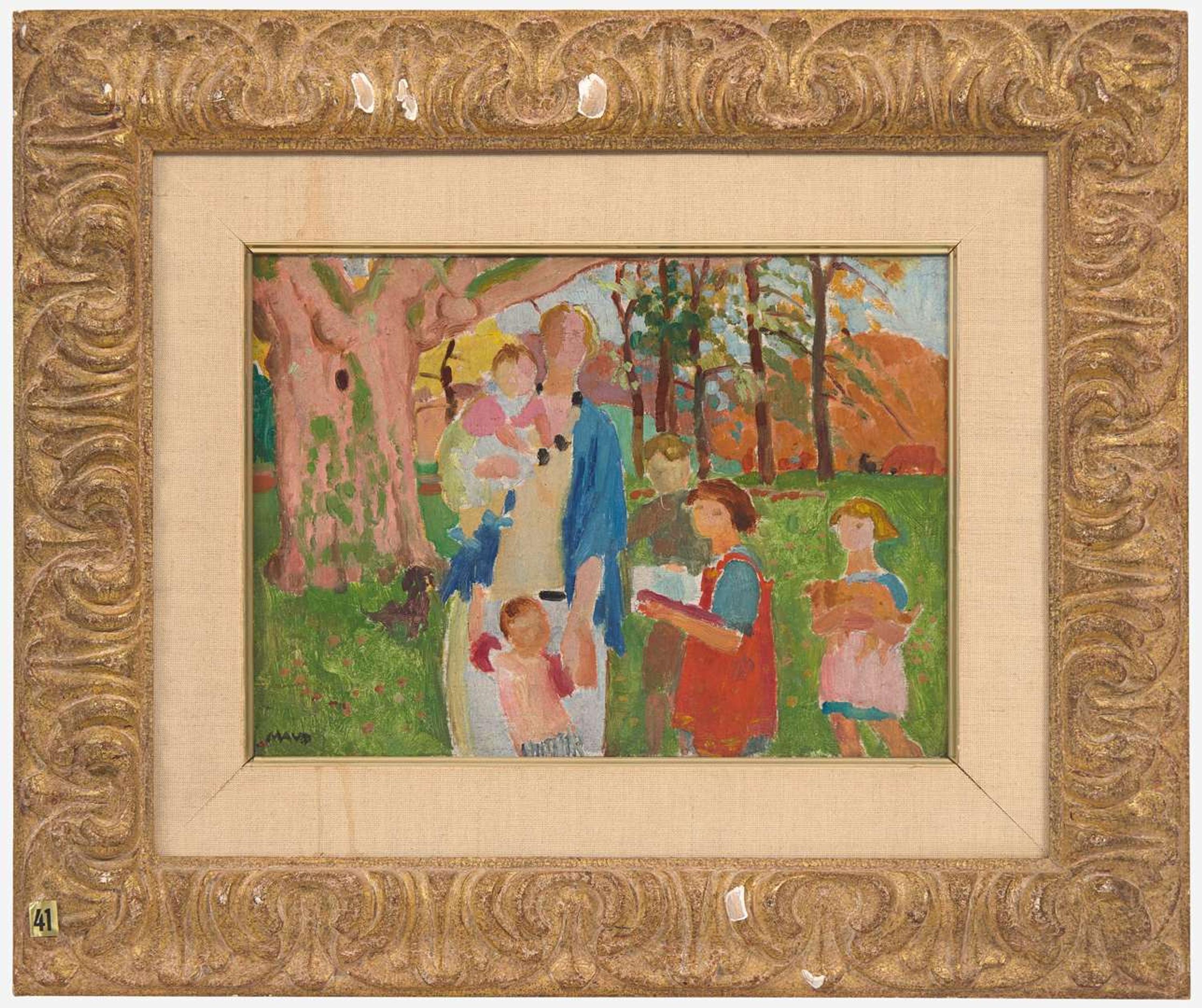 Maurice Denis (French, 1870-1943) - Study for Portrait de la Famille Castéra
