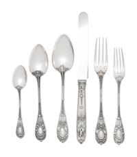 A French Silver Flatware Service