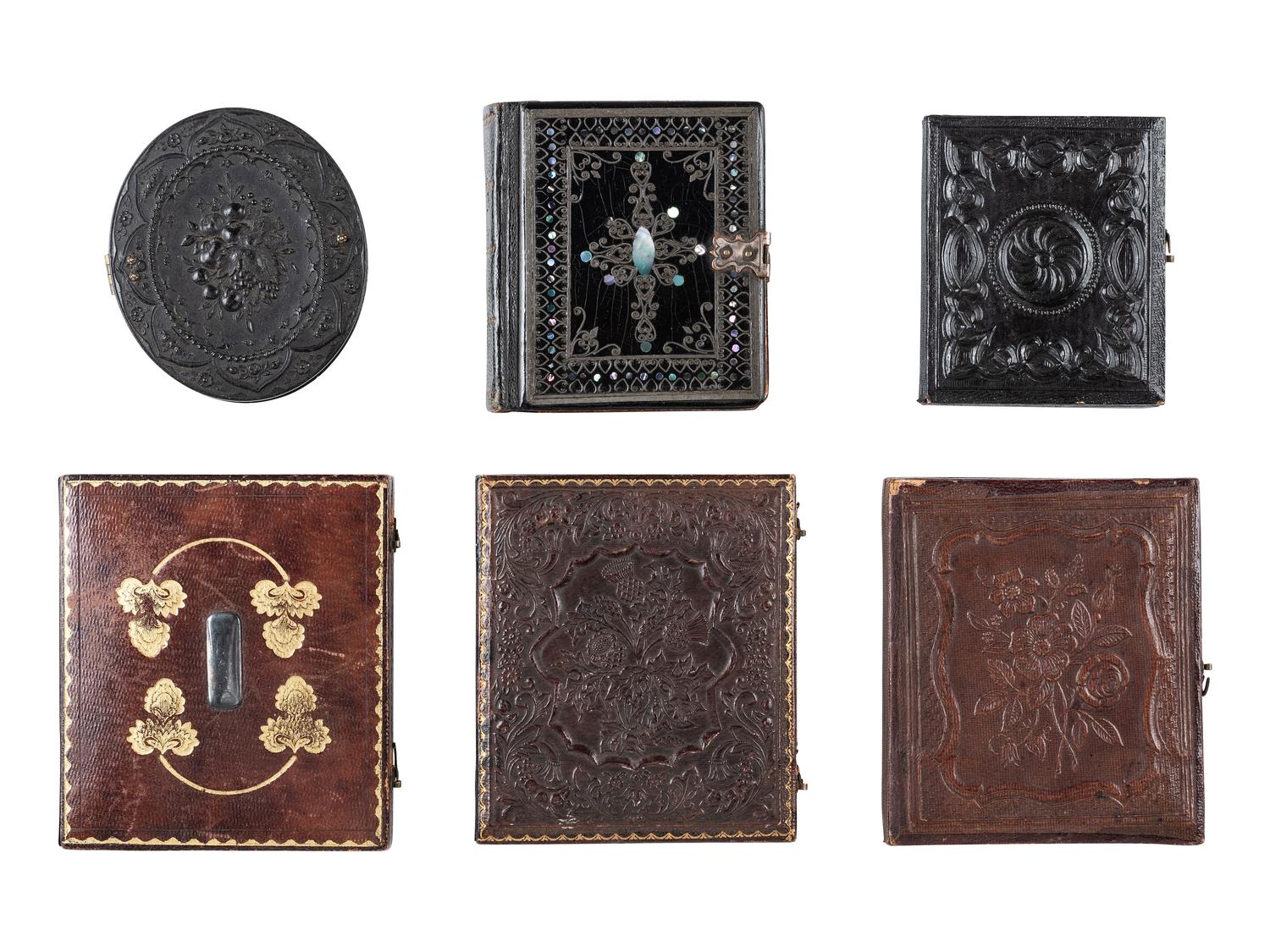 [EARLY PHOTOGRAPHY]. 7 cased images, incl. possible Civil War veteran Joseph H. Eakin, 32nd OVI.